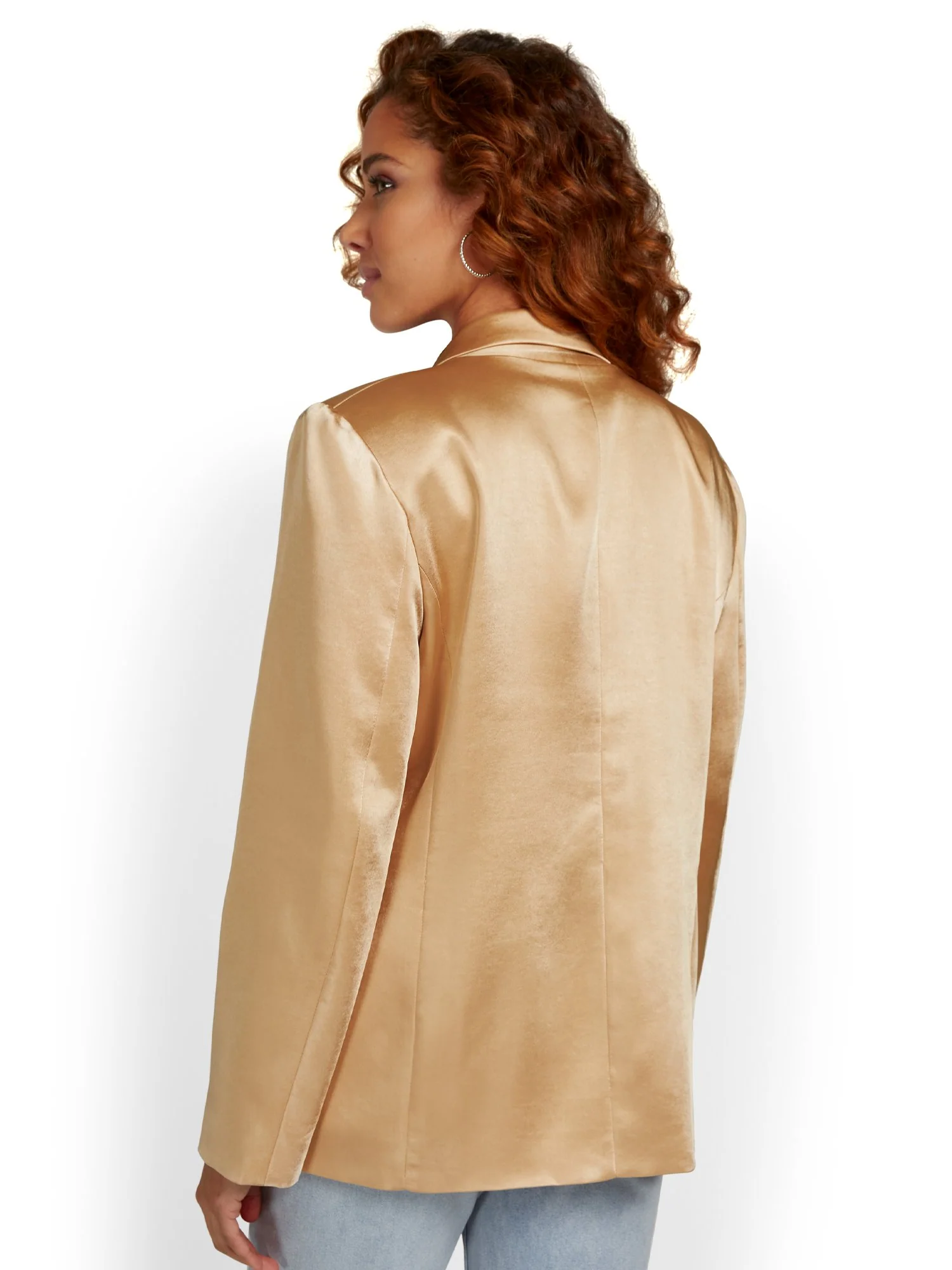 Sans Souci Satin Boyfriend Blazer - Brands We Love - Image 6