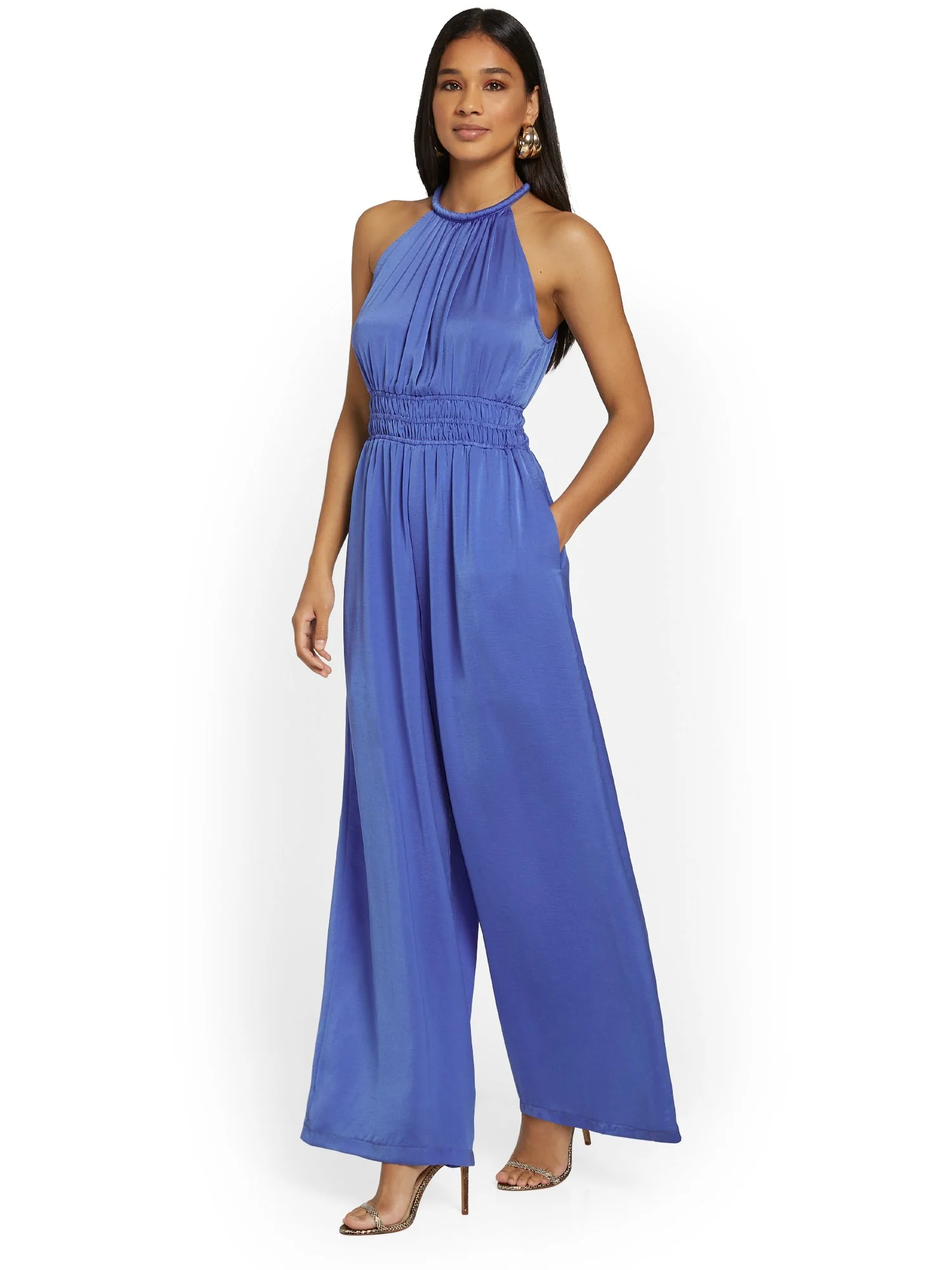 Do+Be Satin Halterneck Jumpsuit - Brands We Love - Image 5