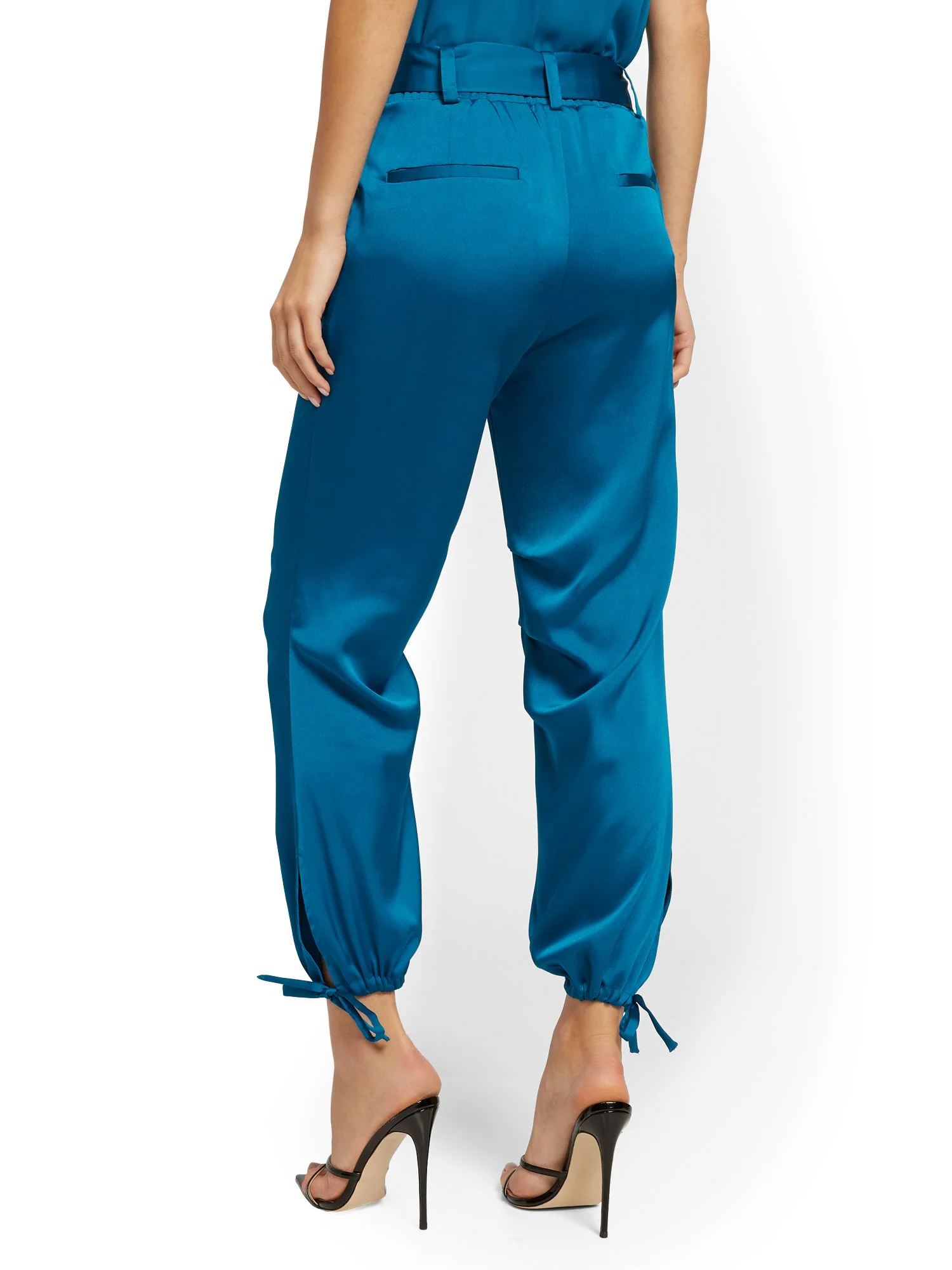 Satin Slim-Leg Jogger Pant - Image 3