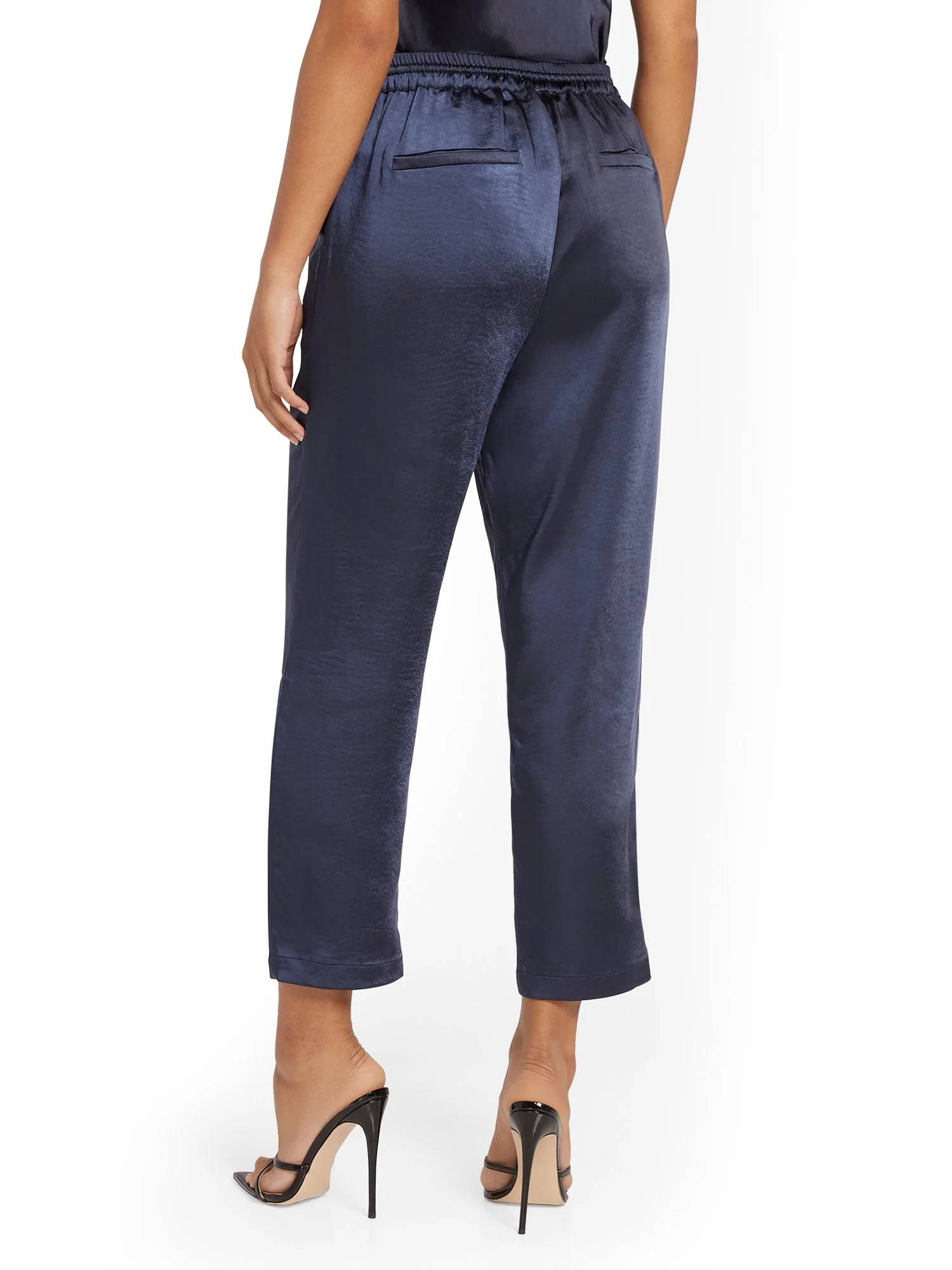 Skies Are Blue Satin Tie-Waist Ankle Pant - Brands We Love - Image 3