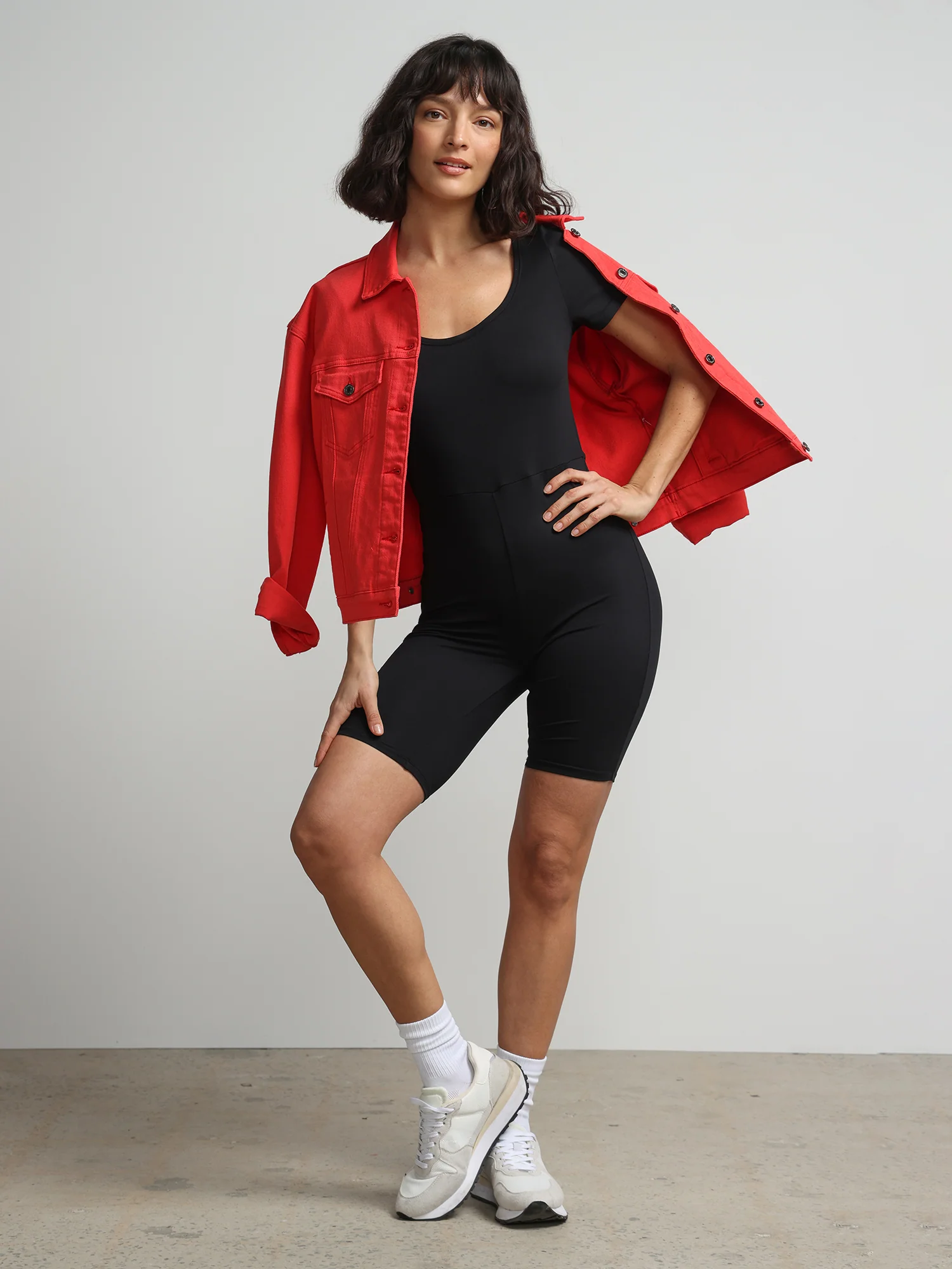 Scoopneck Romper - Contour Knits