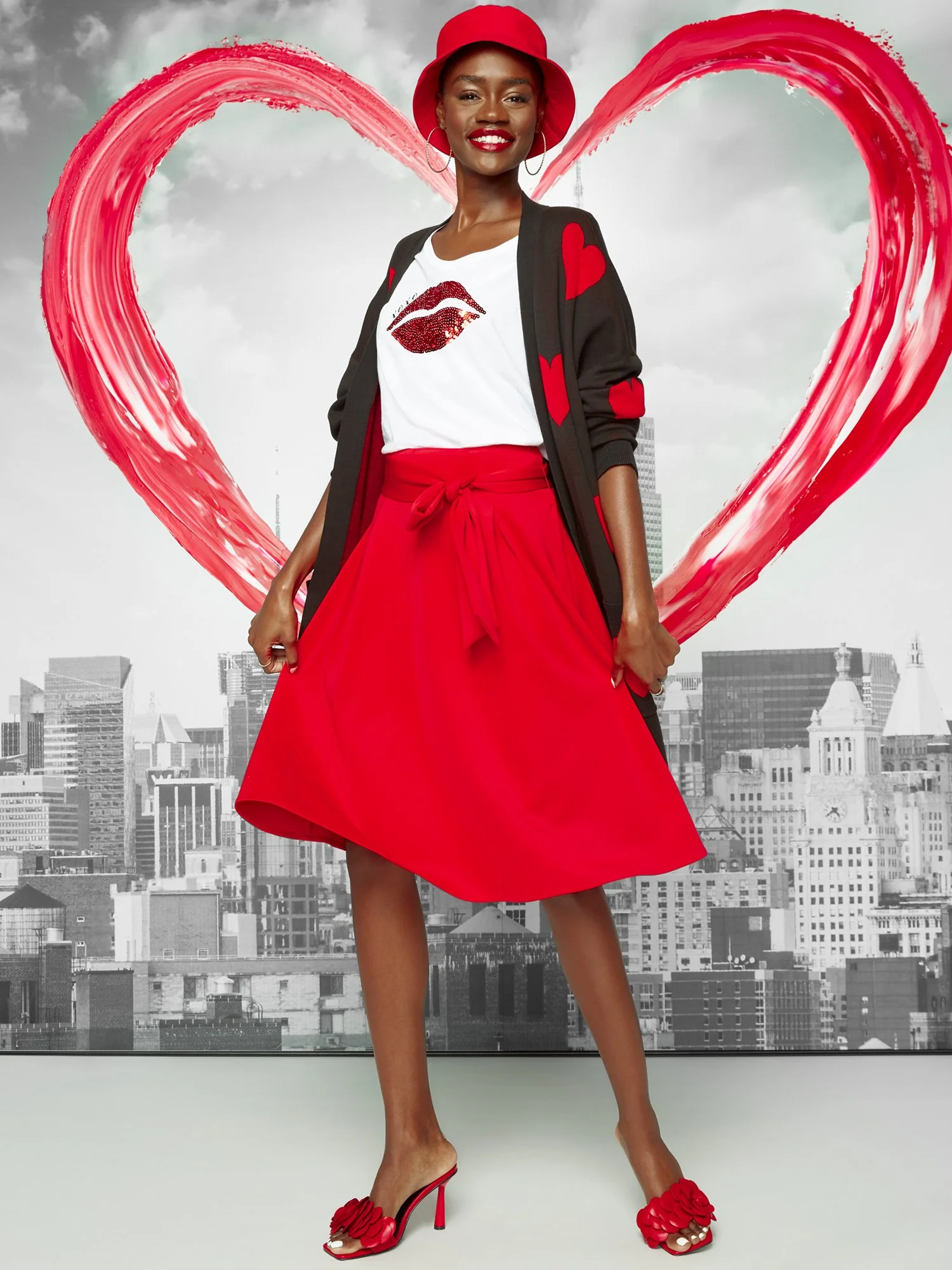 Scuba Tie-Waist Skirt - Image 4