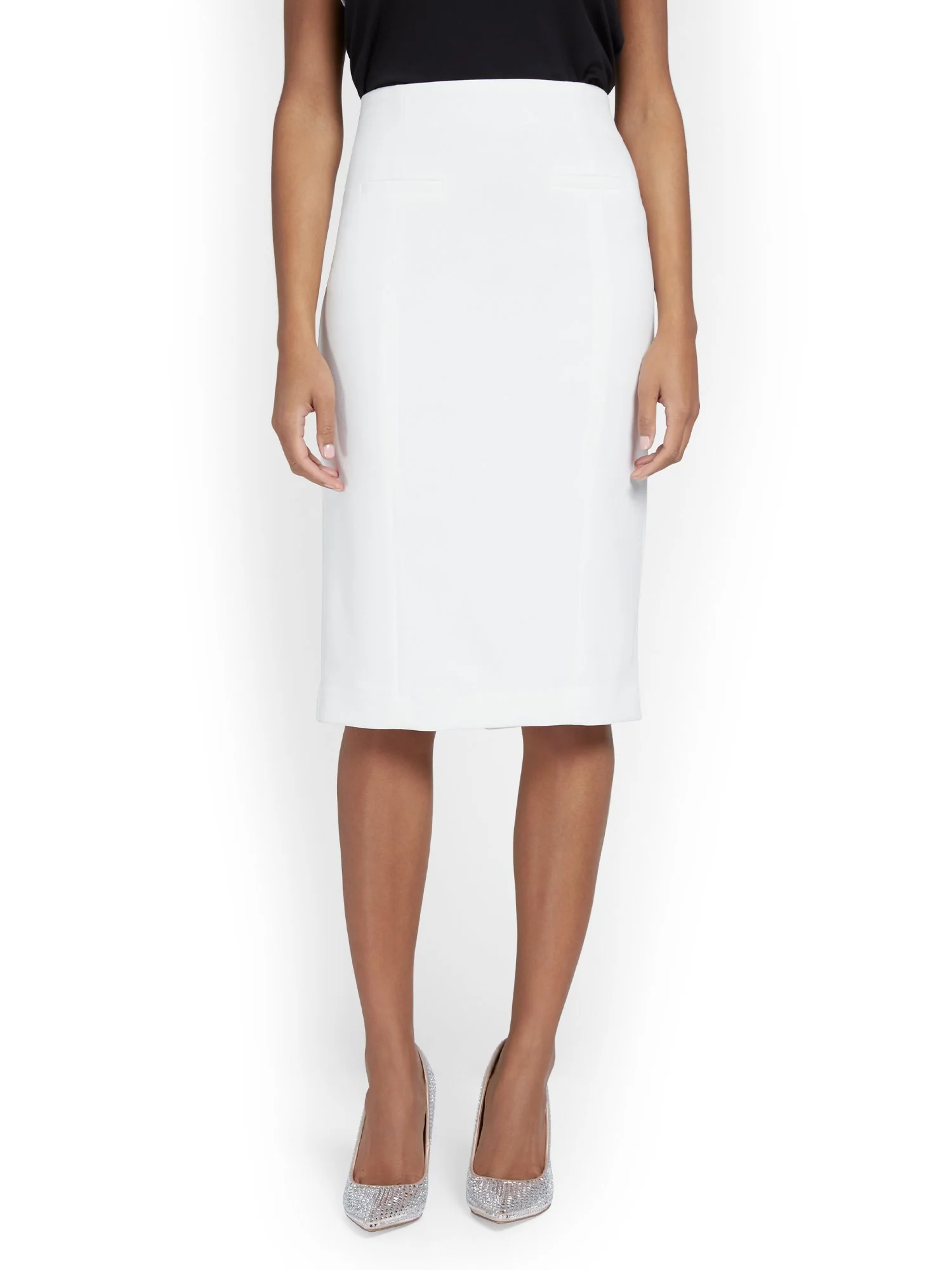 Seamed Pencil Skirt - Image 5