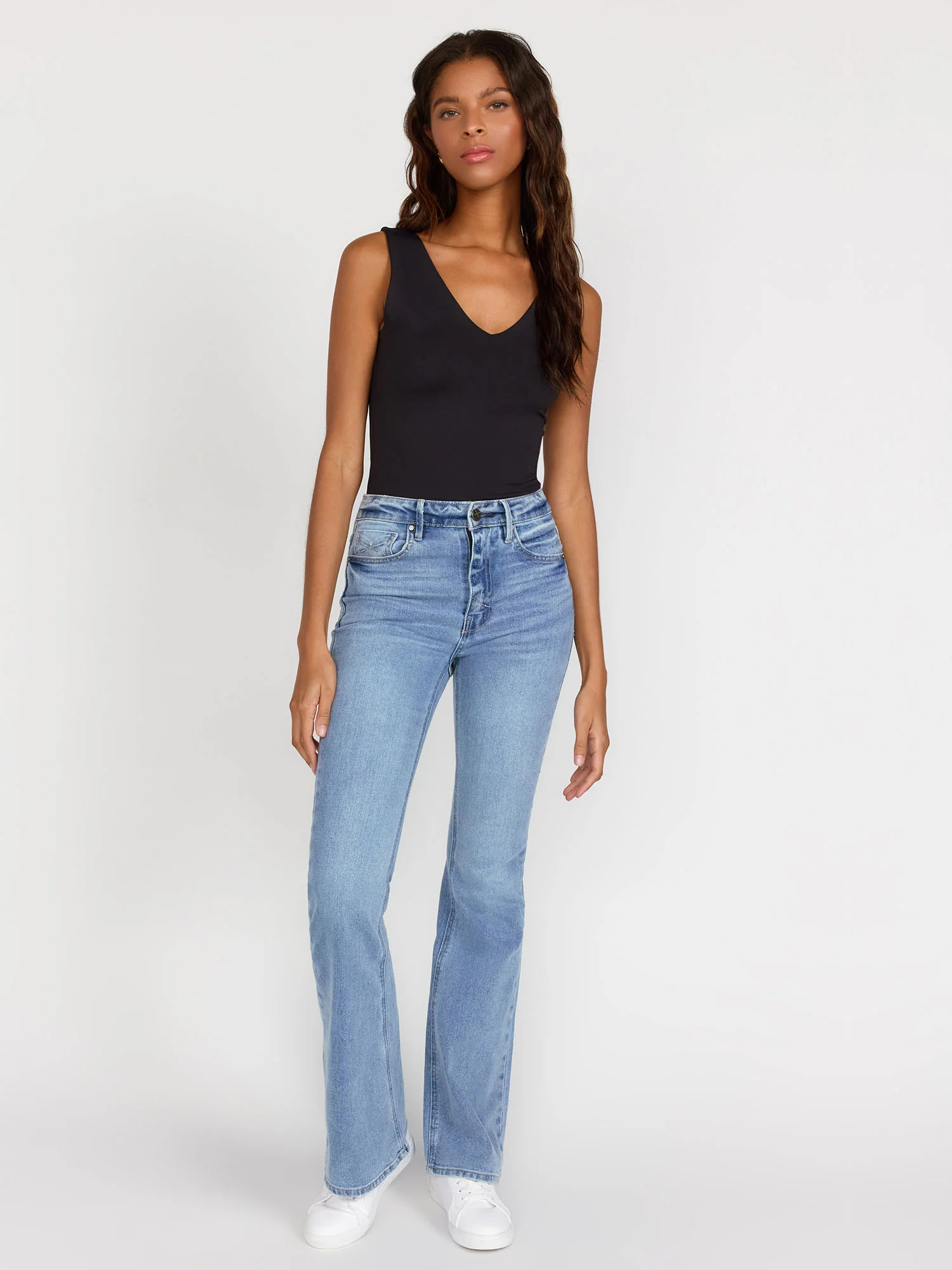 Second Skin Sleeveless V-Neck Bodysuit - RD Style - Image 5