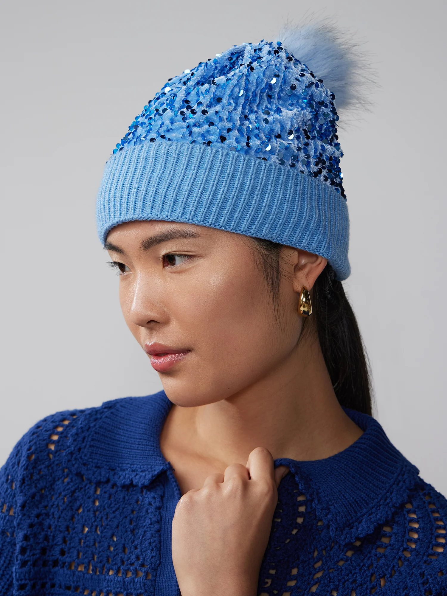 Sequin Beanie - Image 3