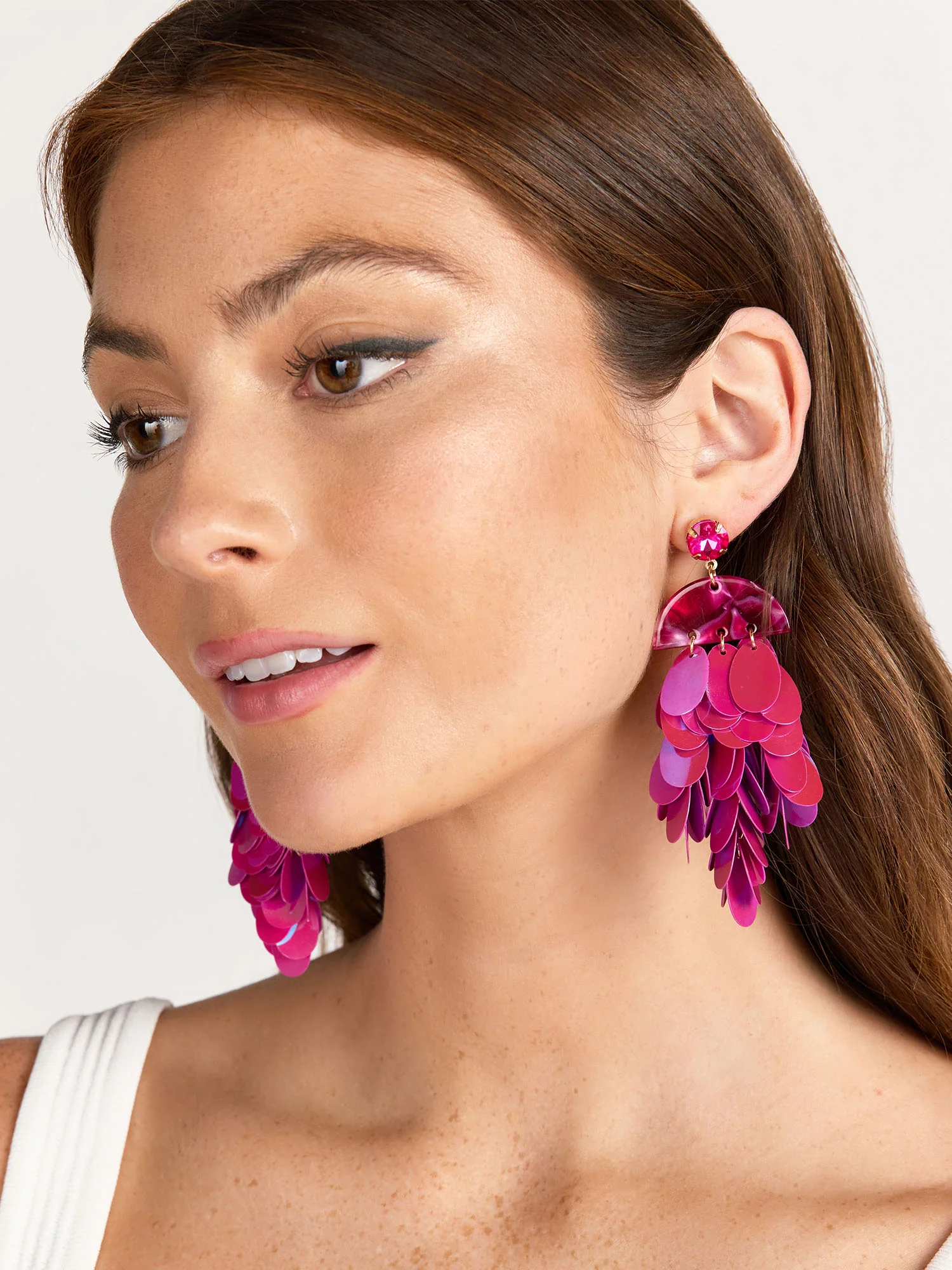 Sequin Chandelier Earrings - Image 3