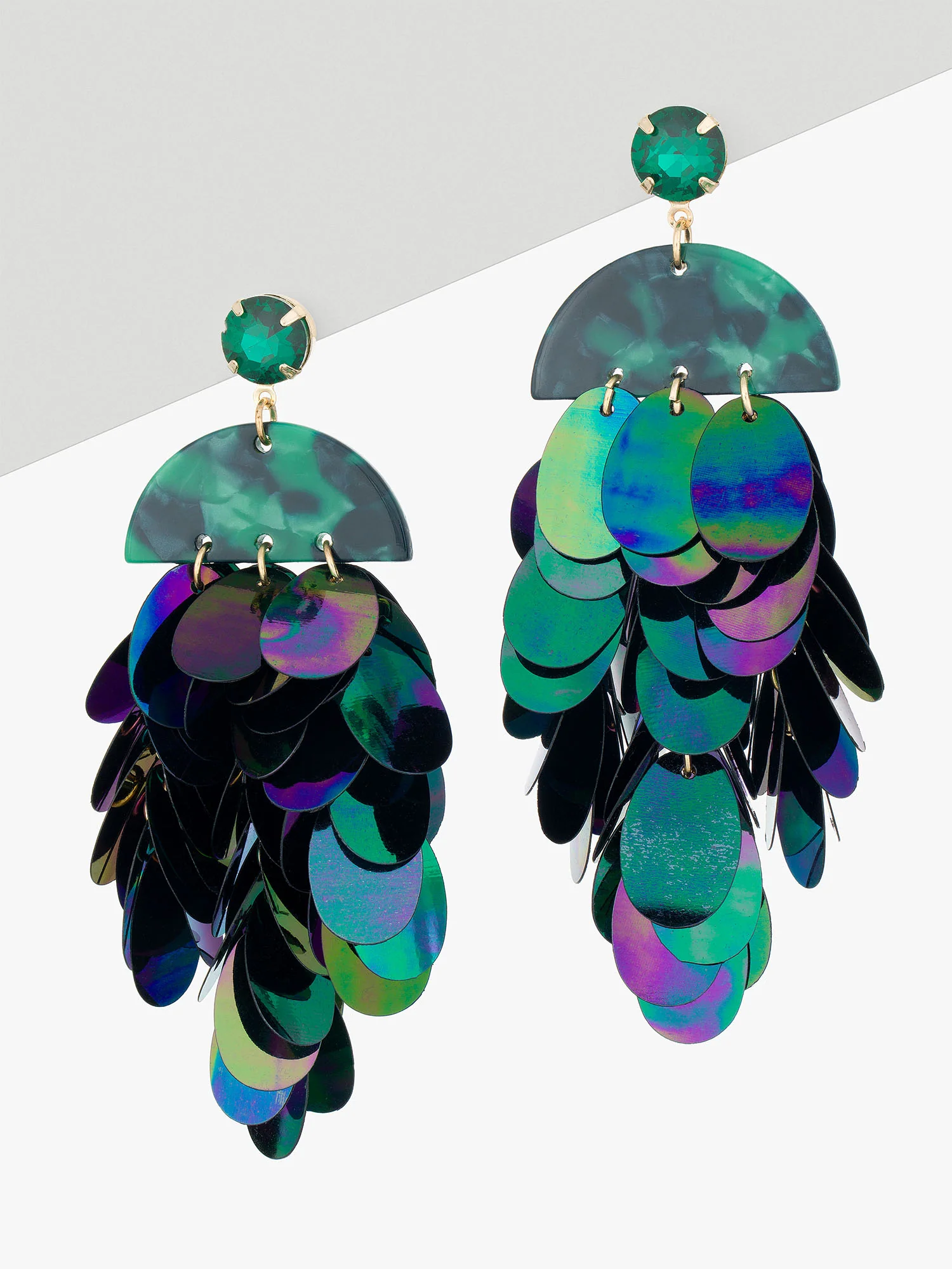 Sequin Chandelier Earrings - Image 5