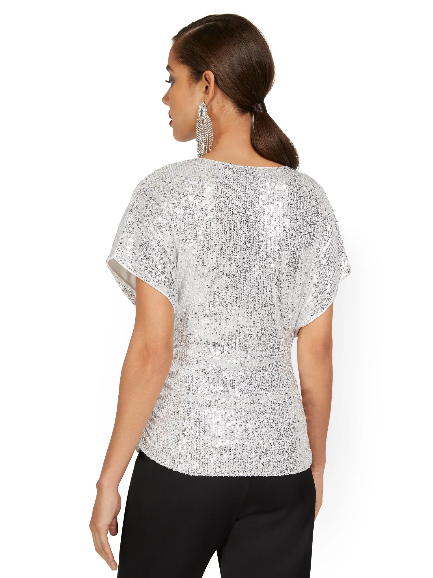 Sequin Dolman Top - Image 3