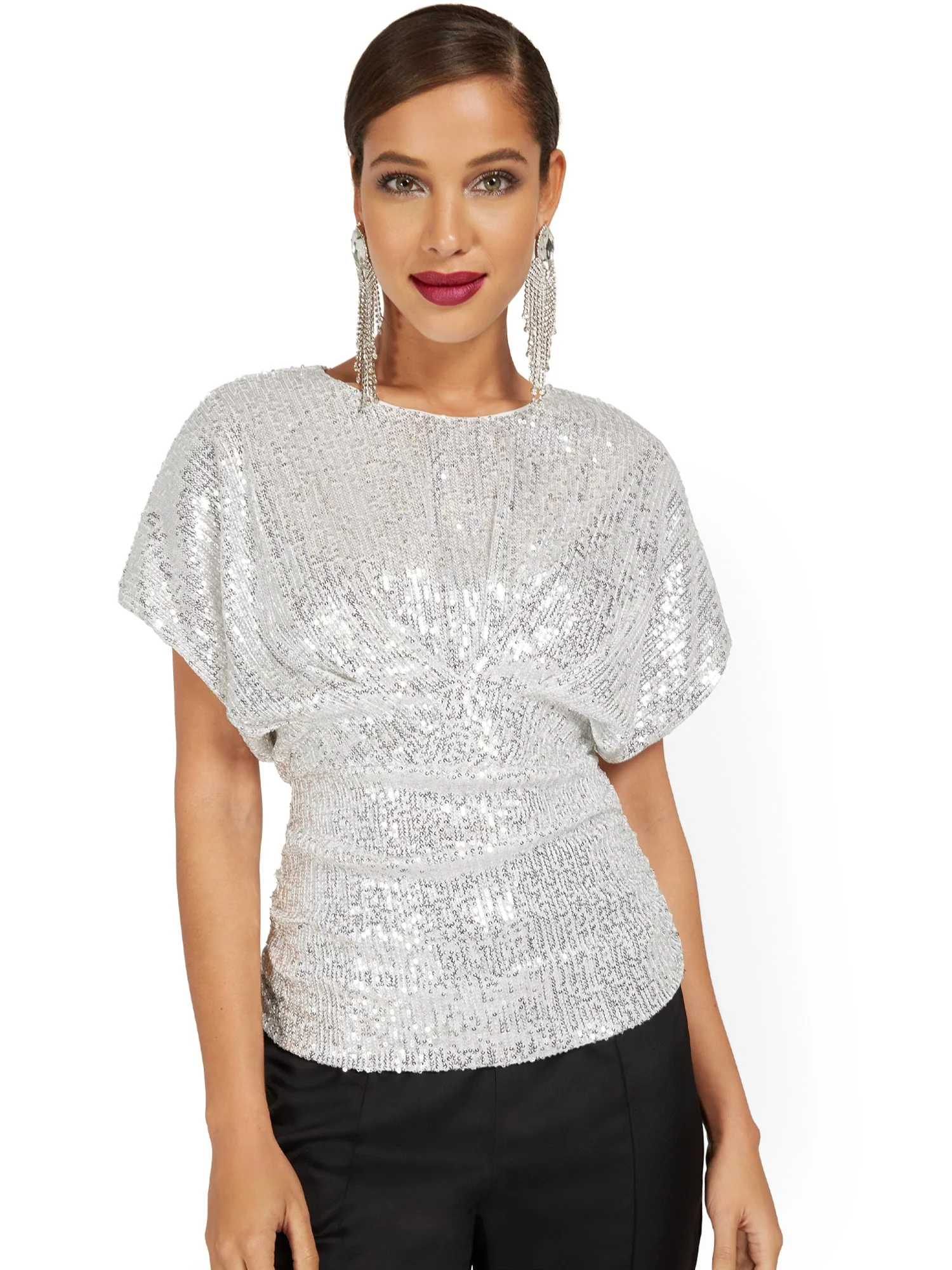 Sequin Dolman Top - Image 4