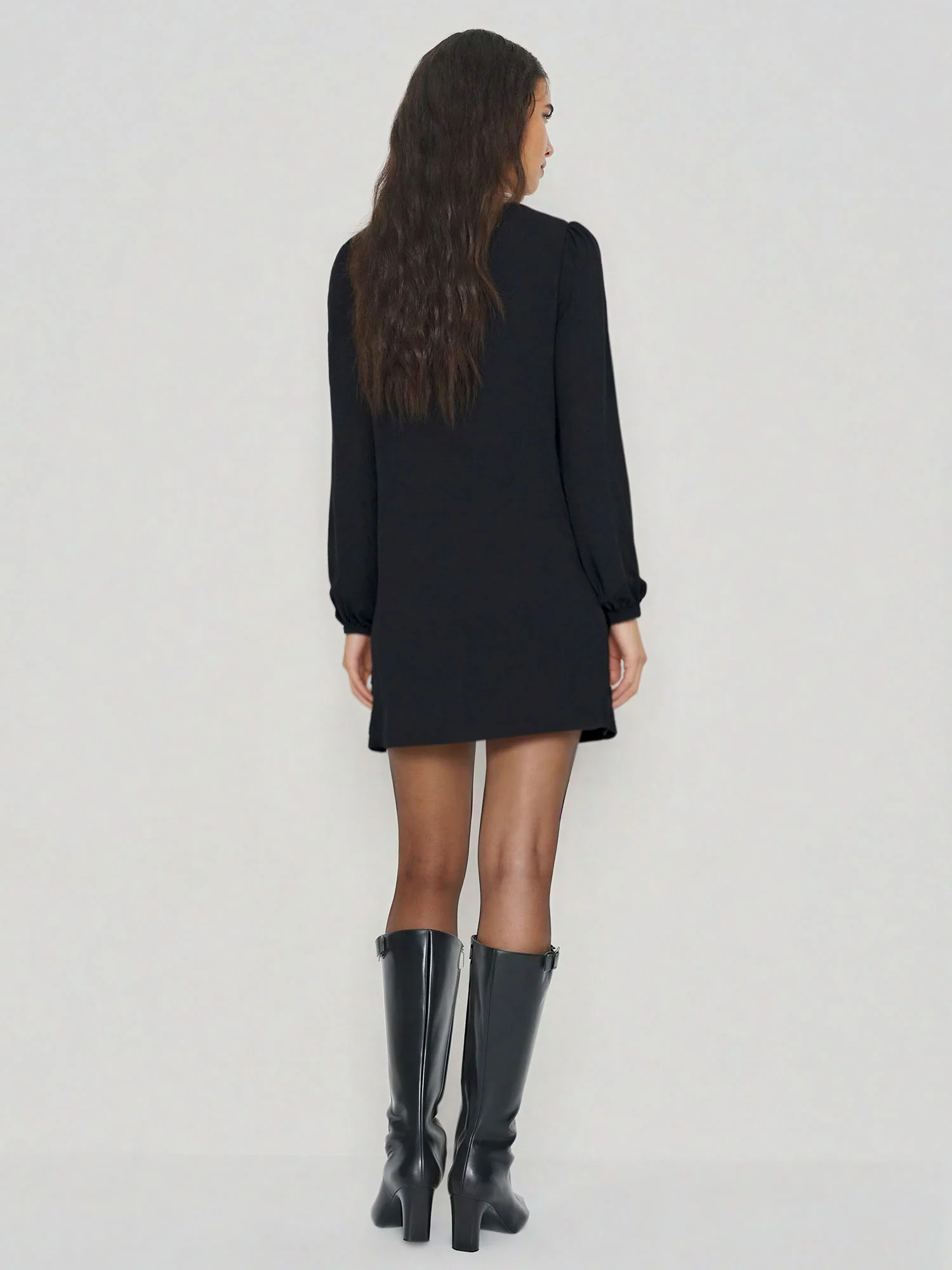 Sequin Dress With Long Sleeves - Image 6