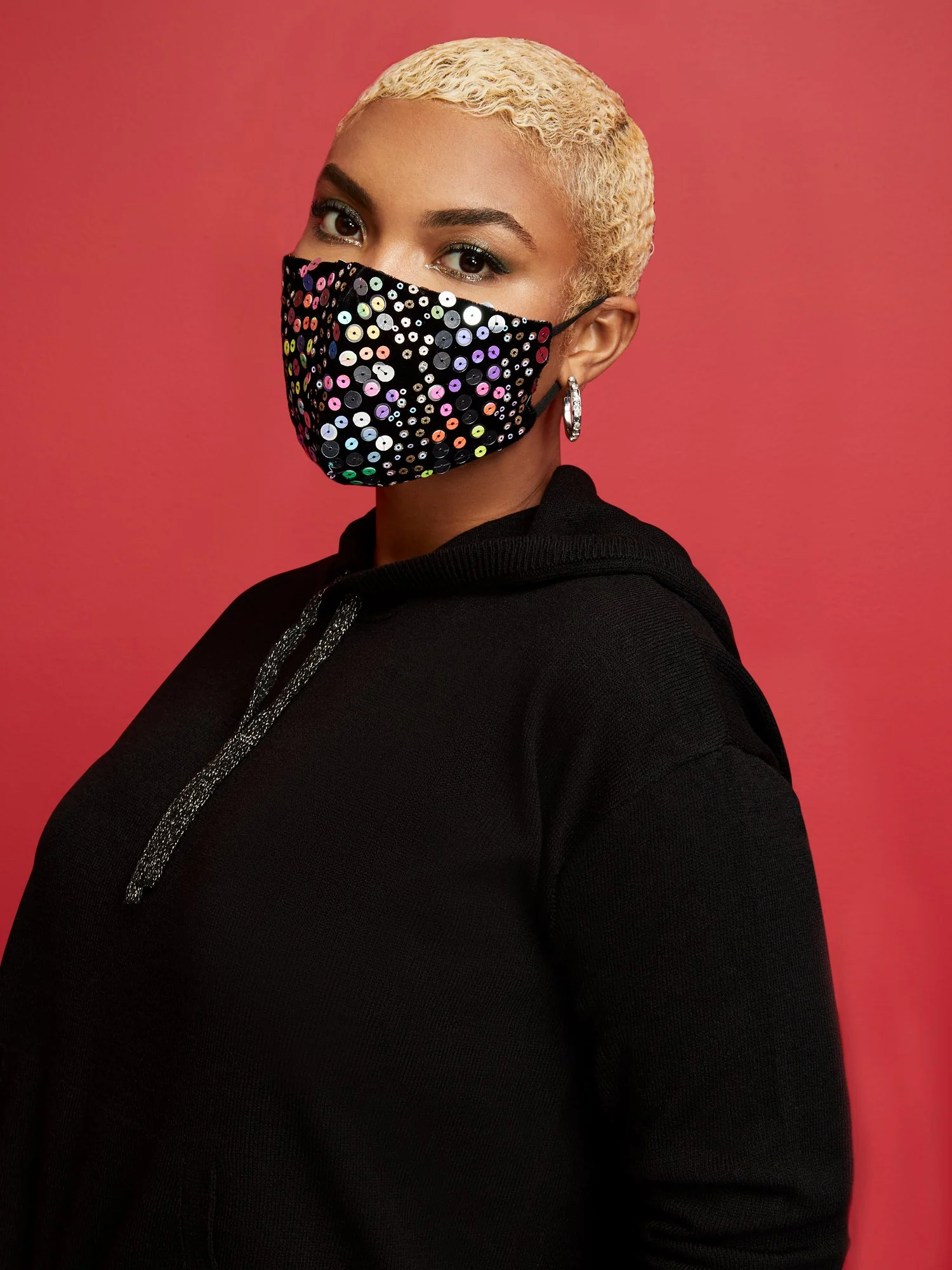 Sequin Face Mask
