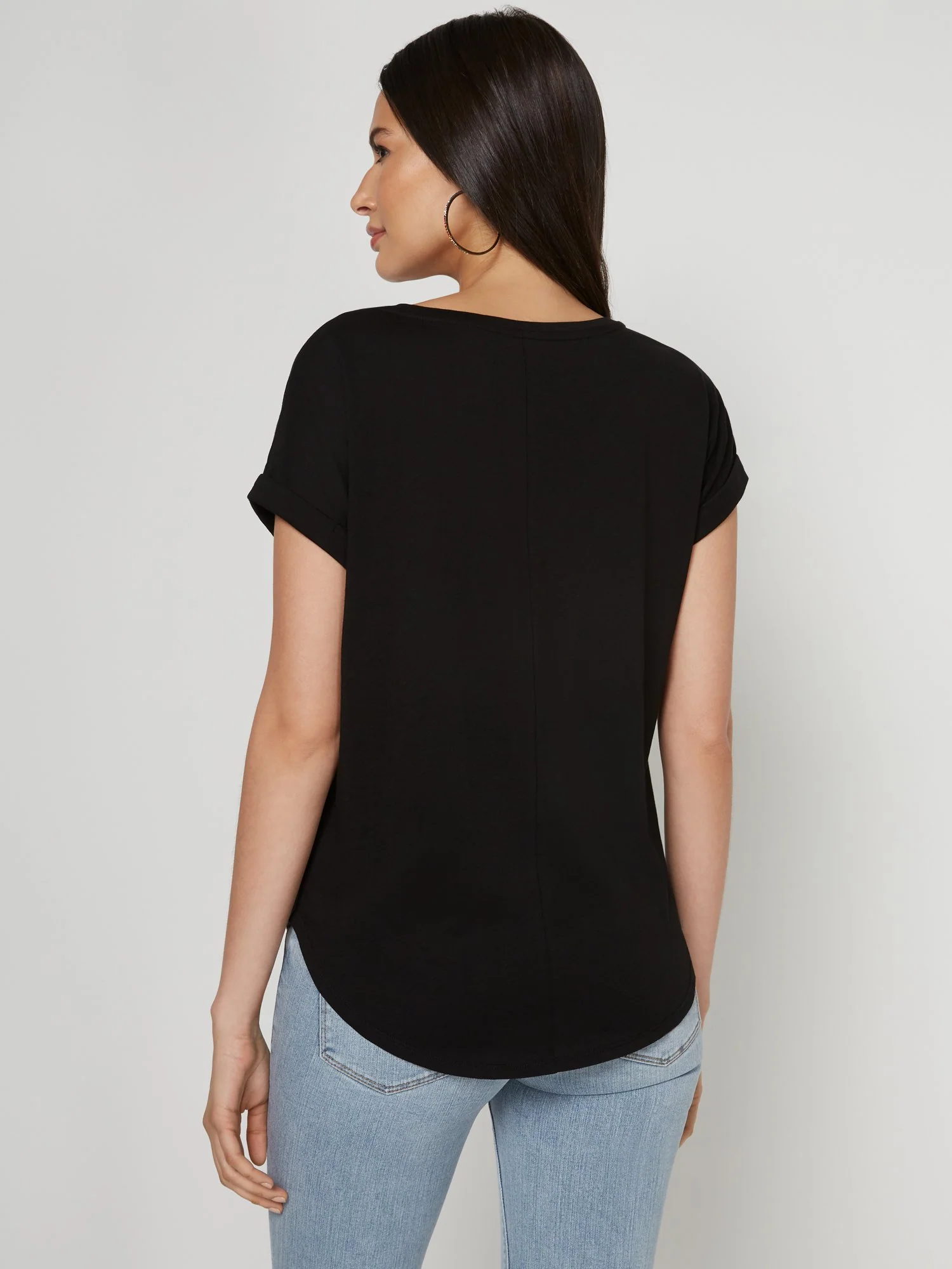 Sequin Heart Graphic Tee - Image 3