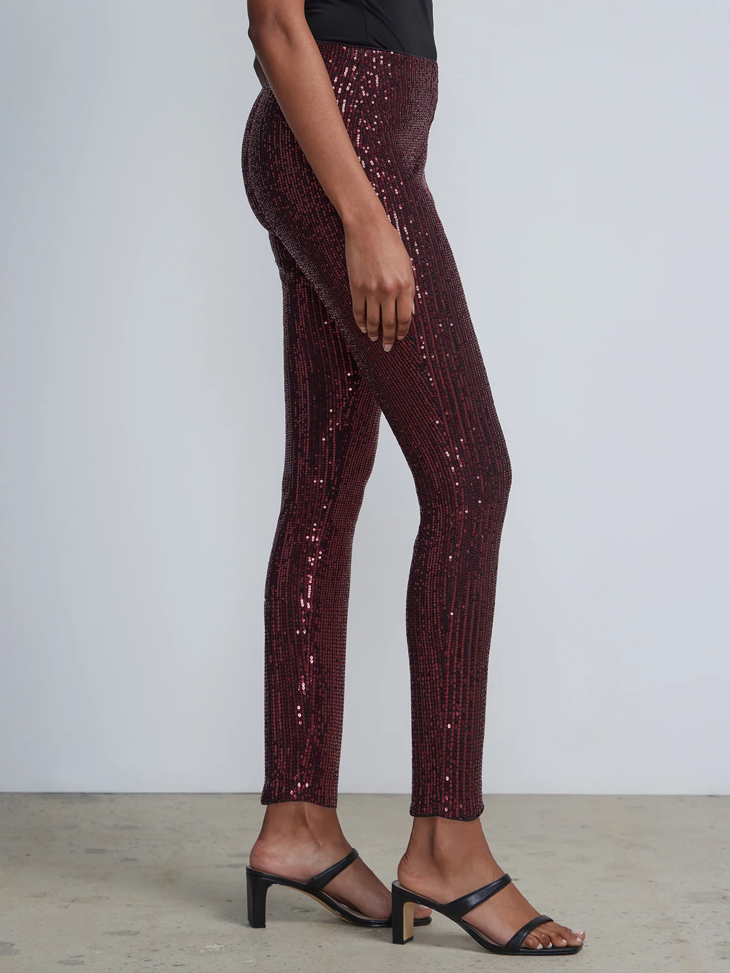 Sequin High-Waisted Ankle Legging - Image 13