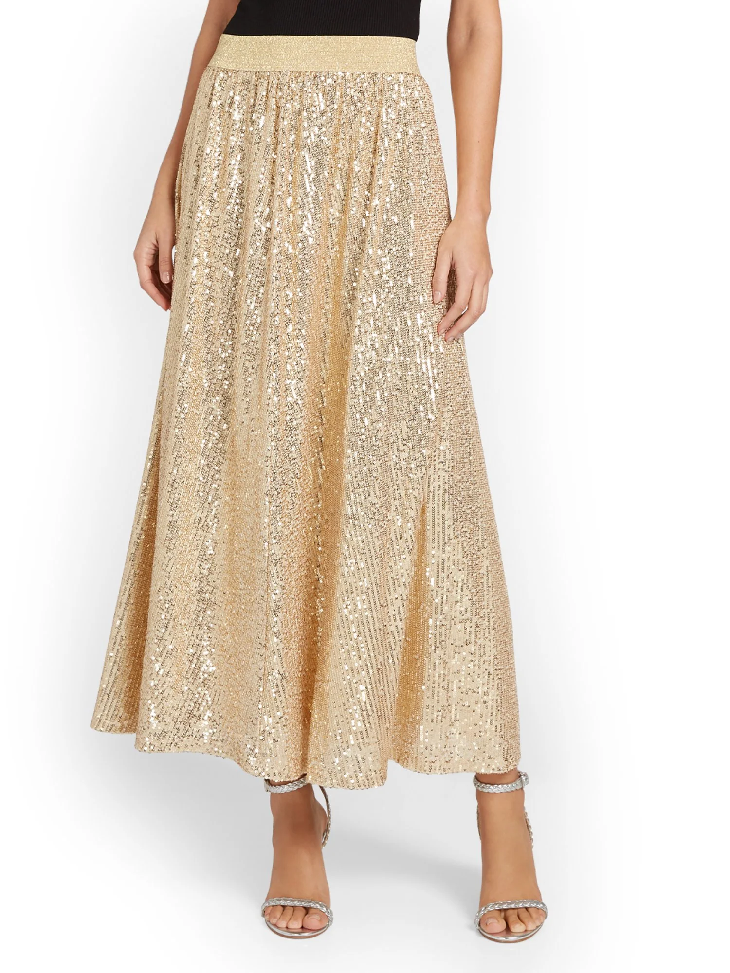 See And Be Seen Sequin Maxi Skirt - Brands We Love - Image 2