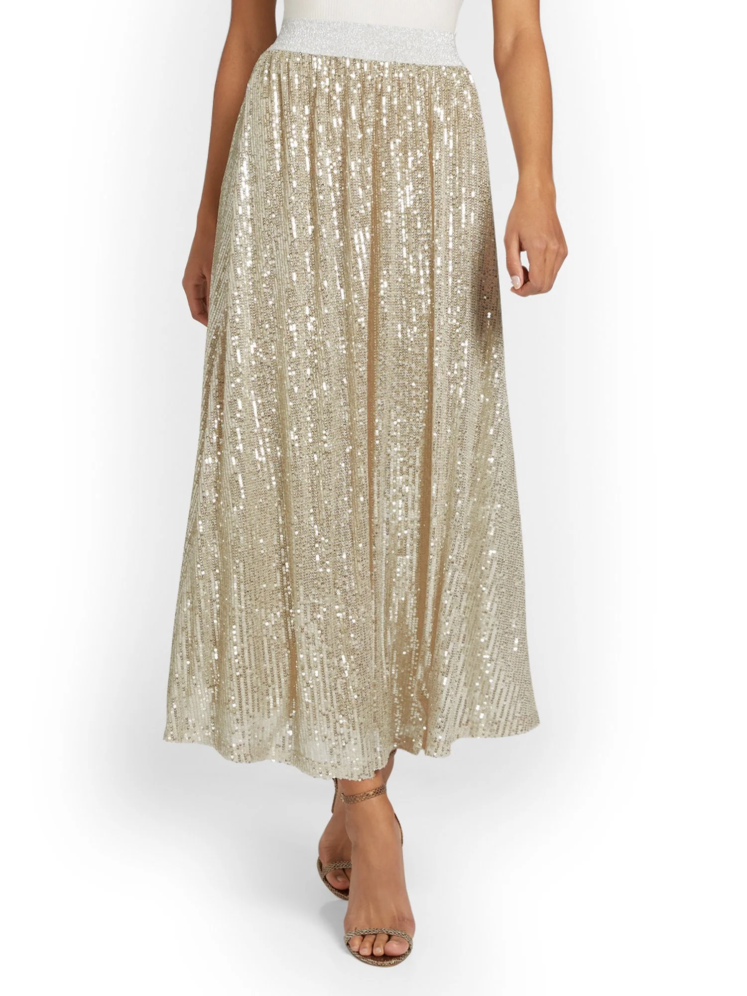 See And Be Seen Sequin Maxi Skirt - Brands We Love - Image 5