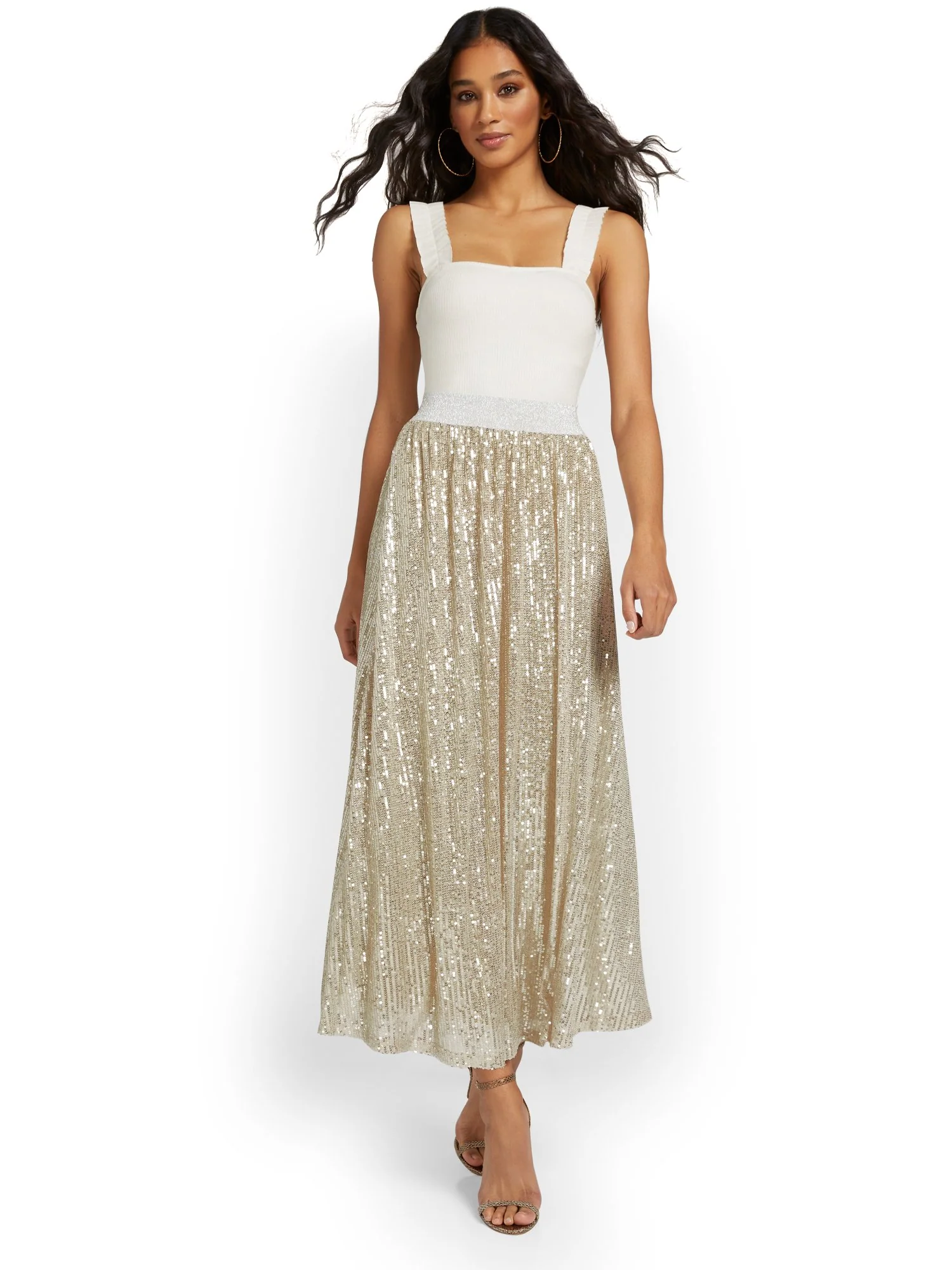 See And Be Seen Sequin Maxi Skirt - Brands We Love - Image 8