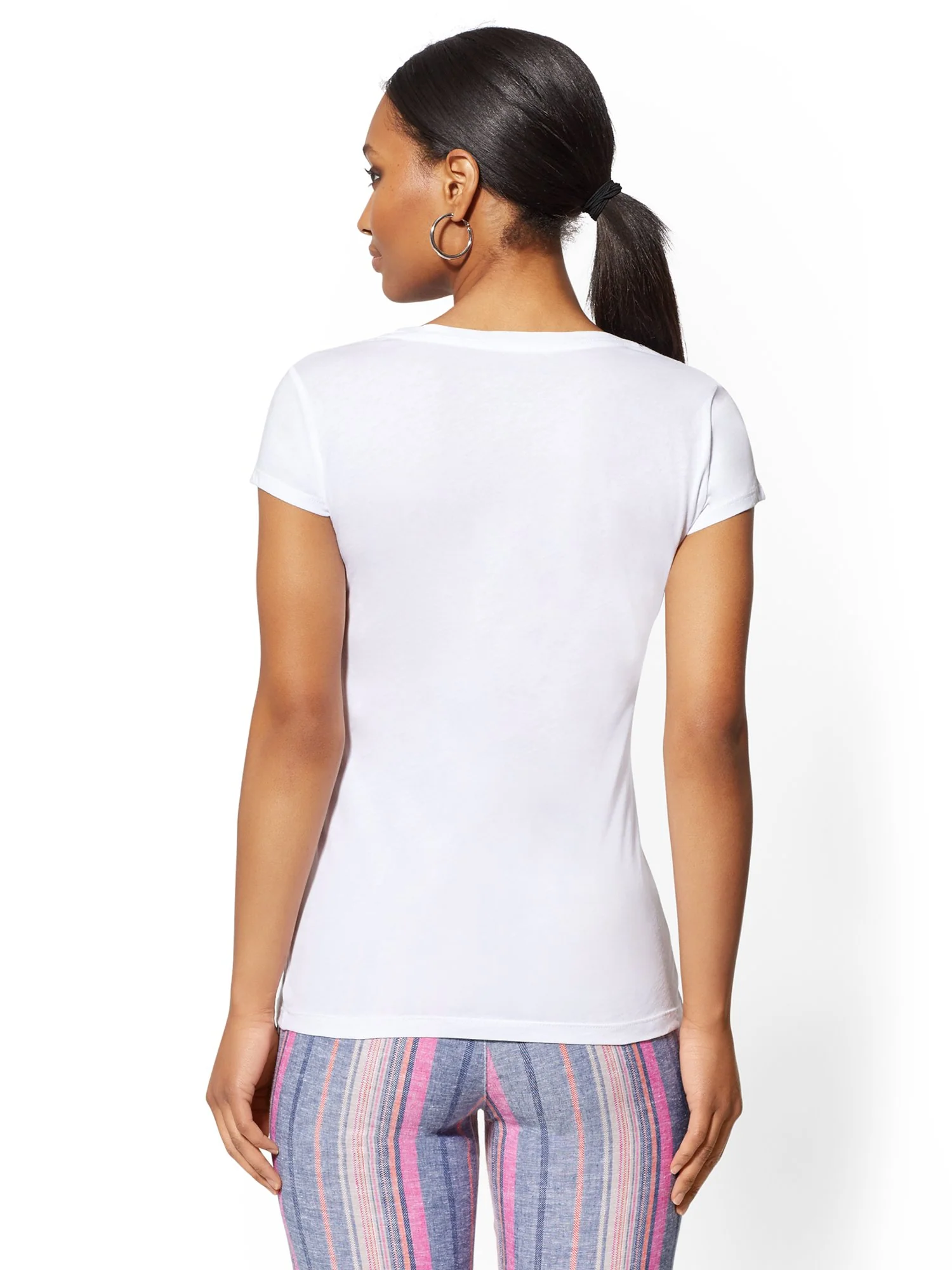 Sequin & Metallic-Foil 'Good Vibrations' Tee - Image 3
