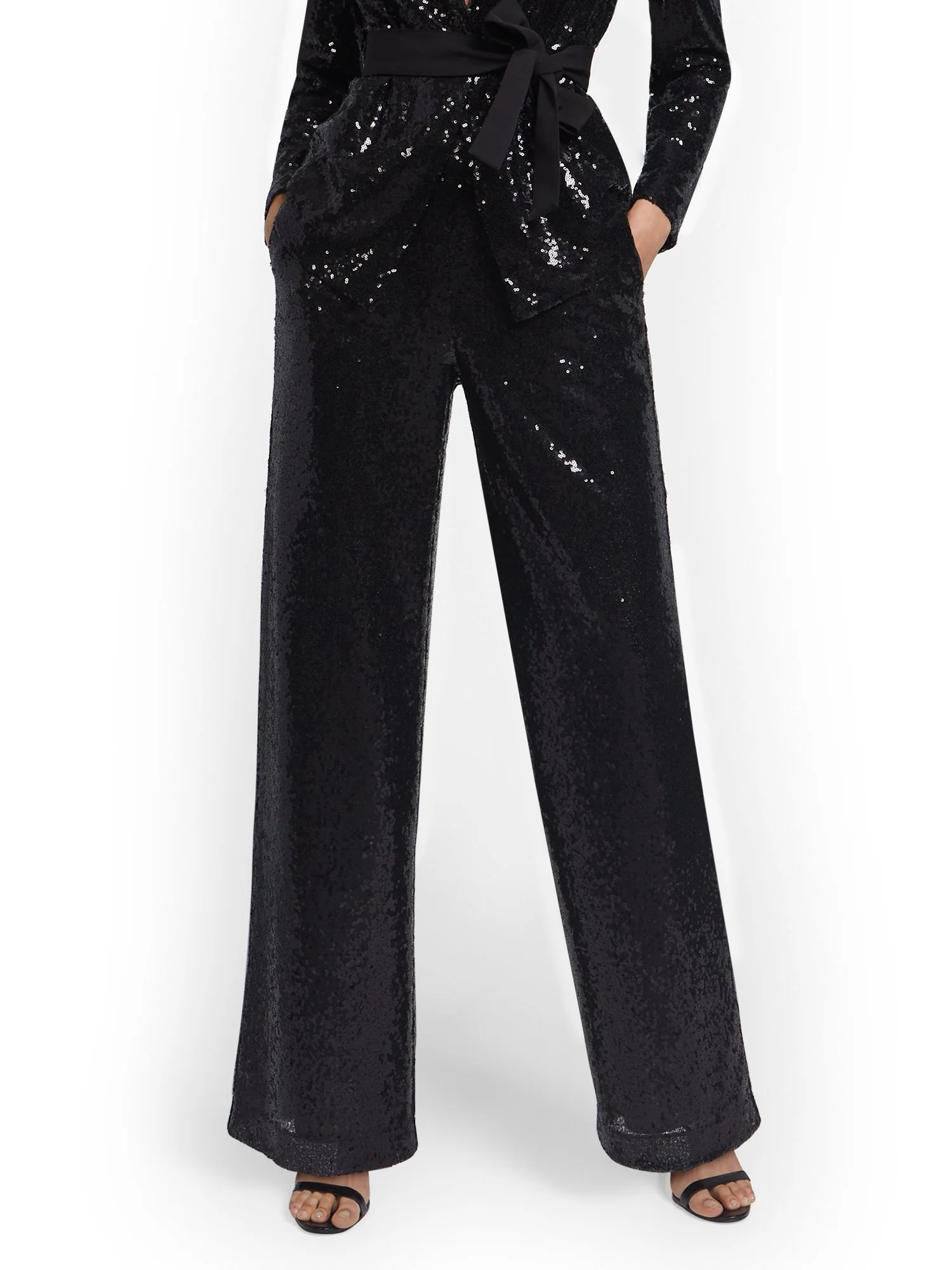 Sequin Palazzo Pant - Image 2