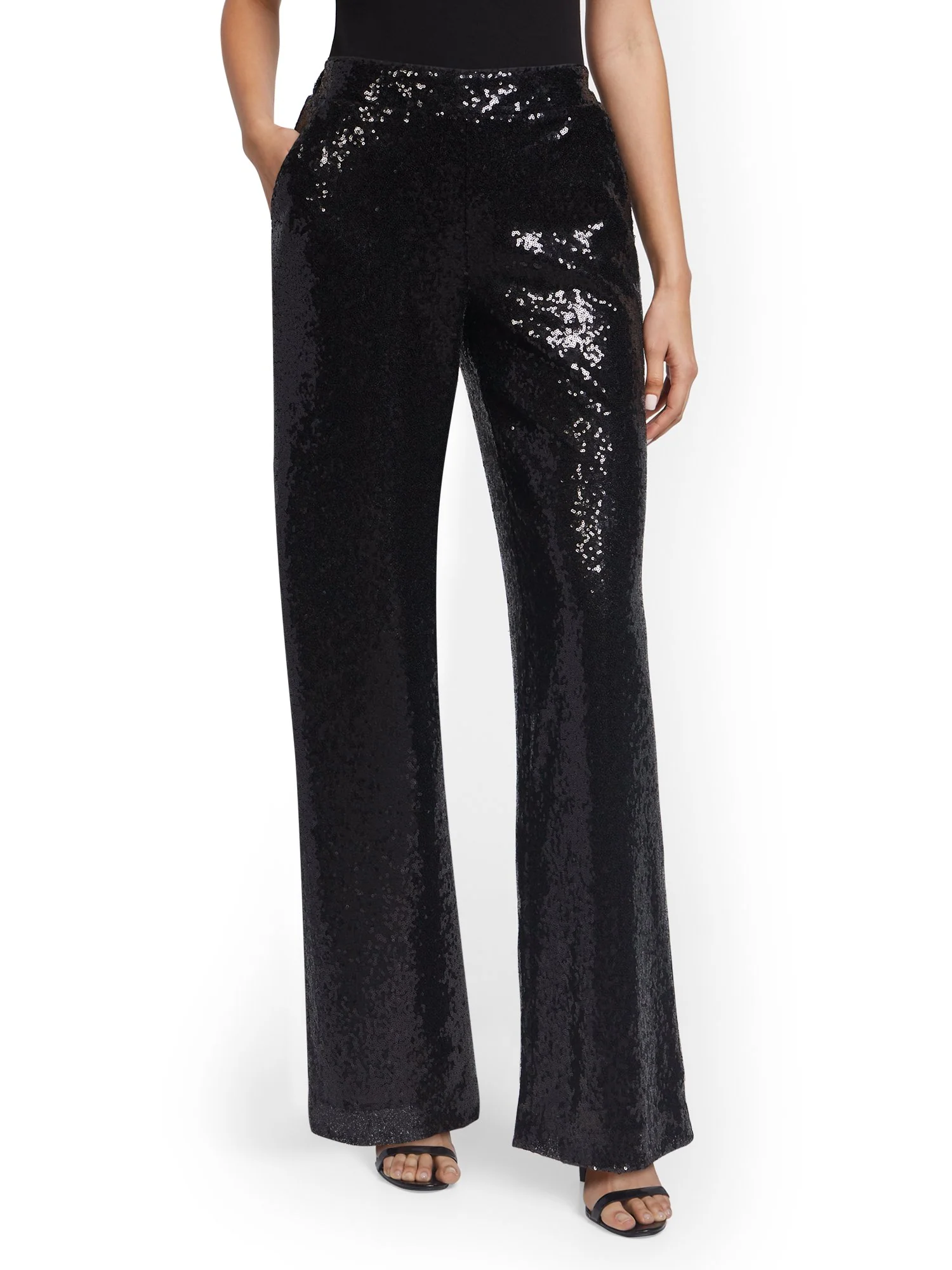 Sequin Palazzo Pant - Image 5