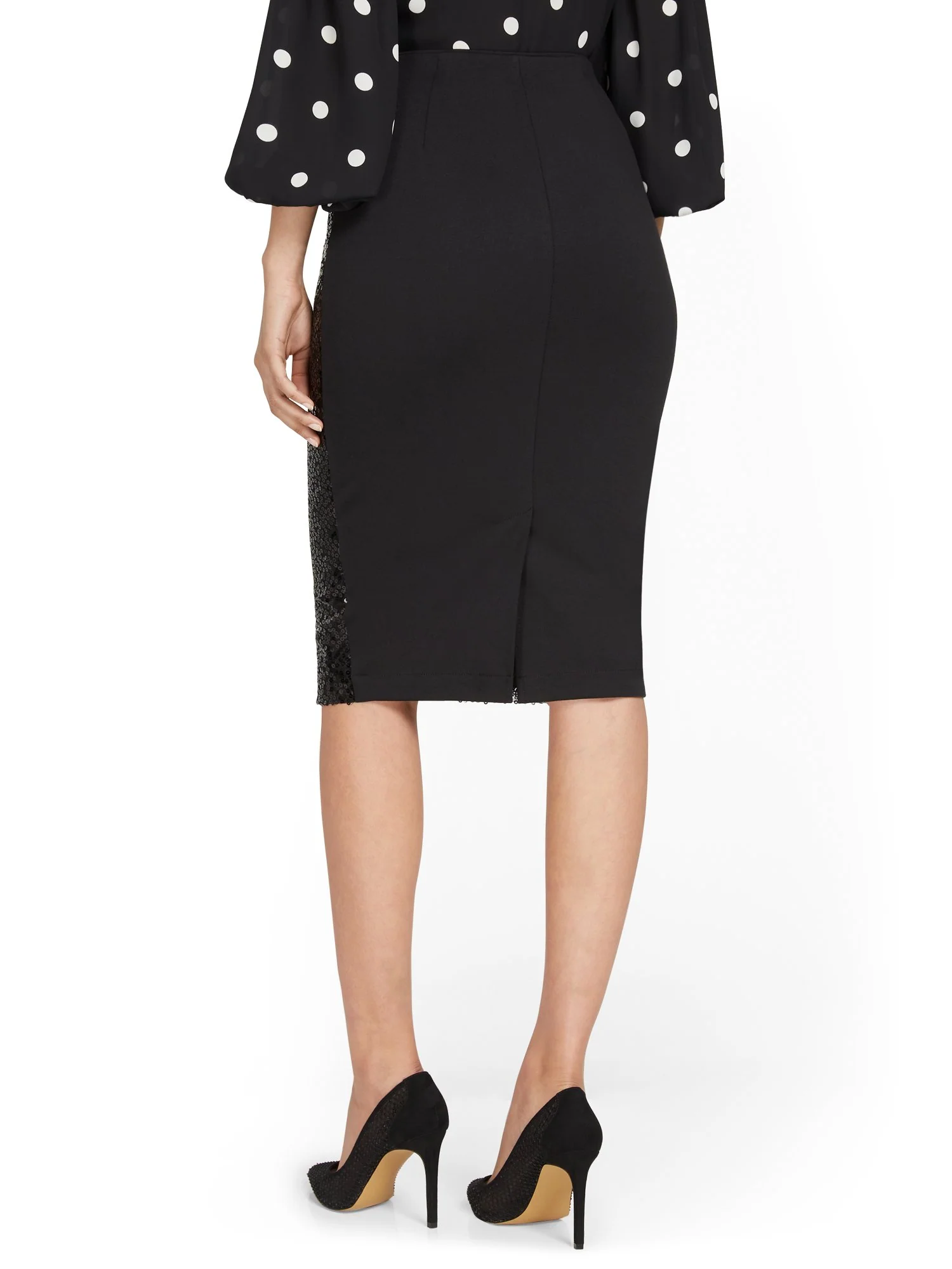 Sequin Pencil Skirt - Image 3