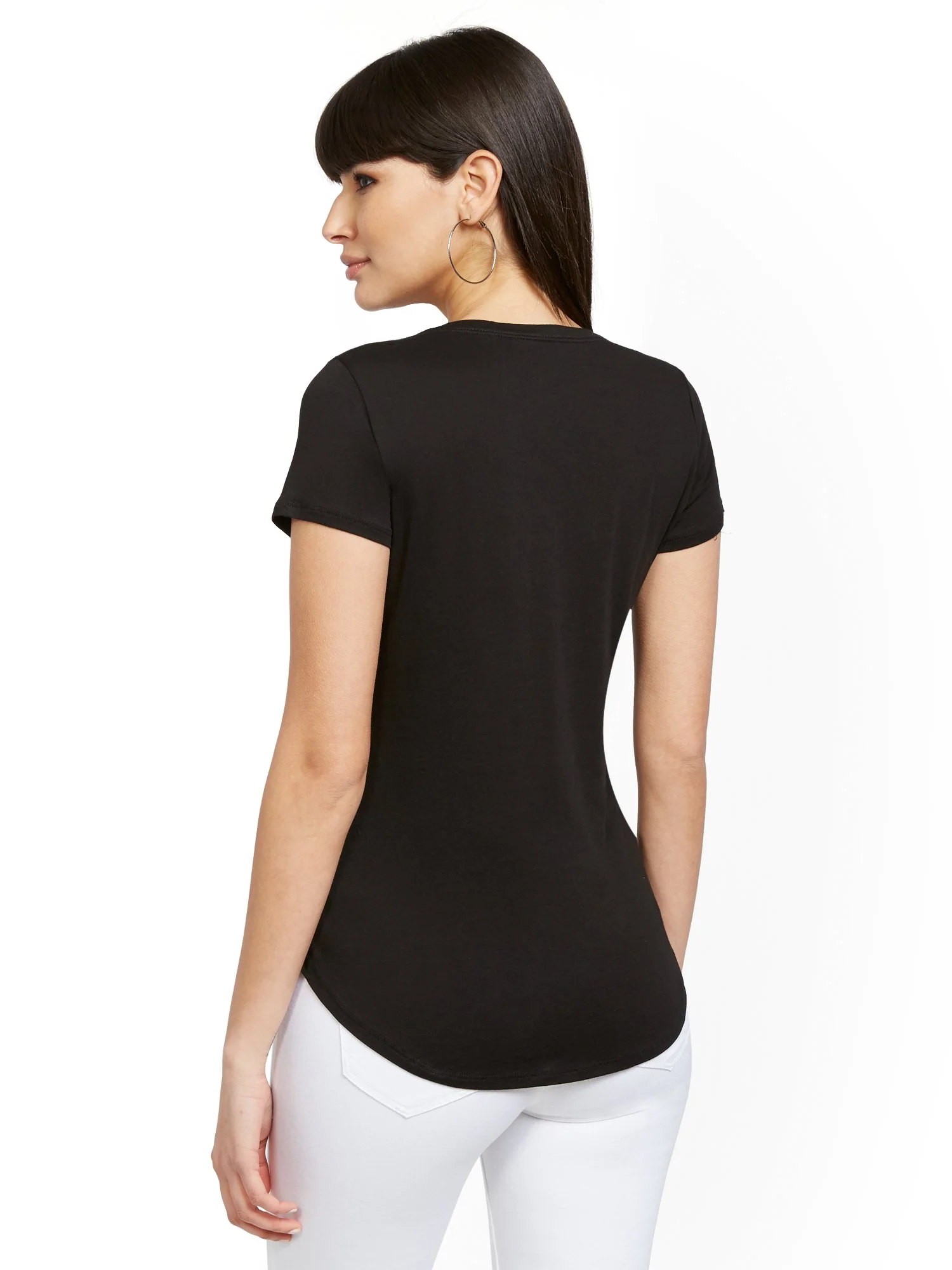 Sequin Perfect Tee - Image 3