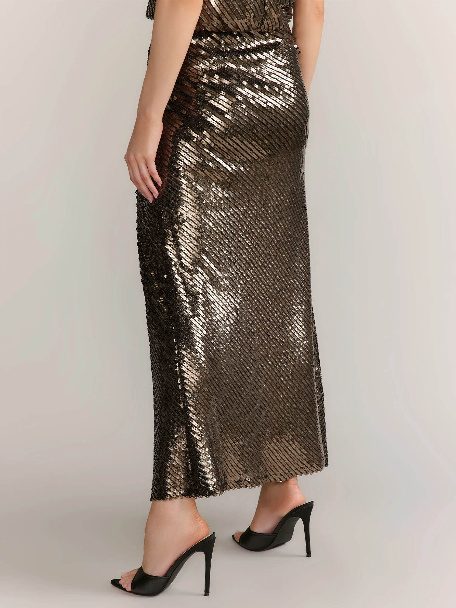 Mustard Seed Sequin Slit Maxi Skirt - Brands We Love - Image 3