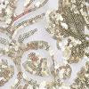 Sequin-Top Strapless Draped Jumpsuit - Image 5