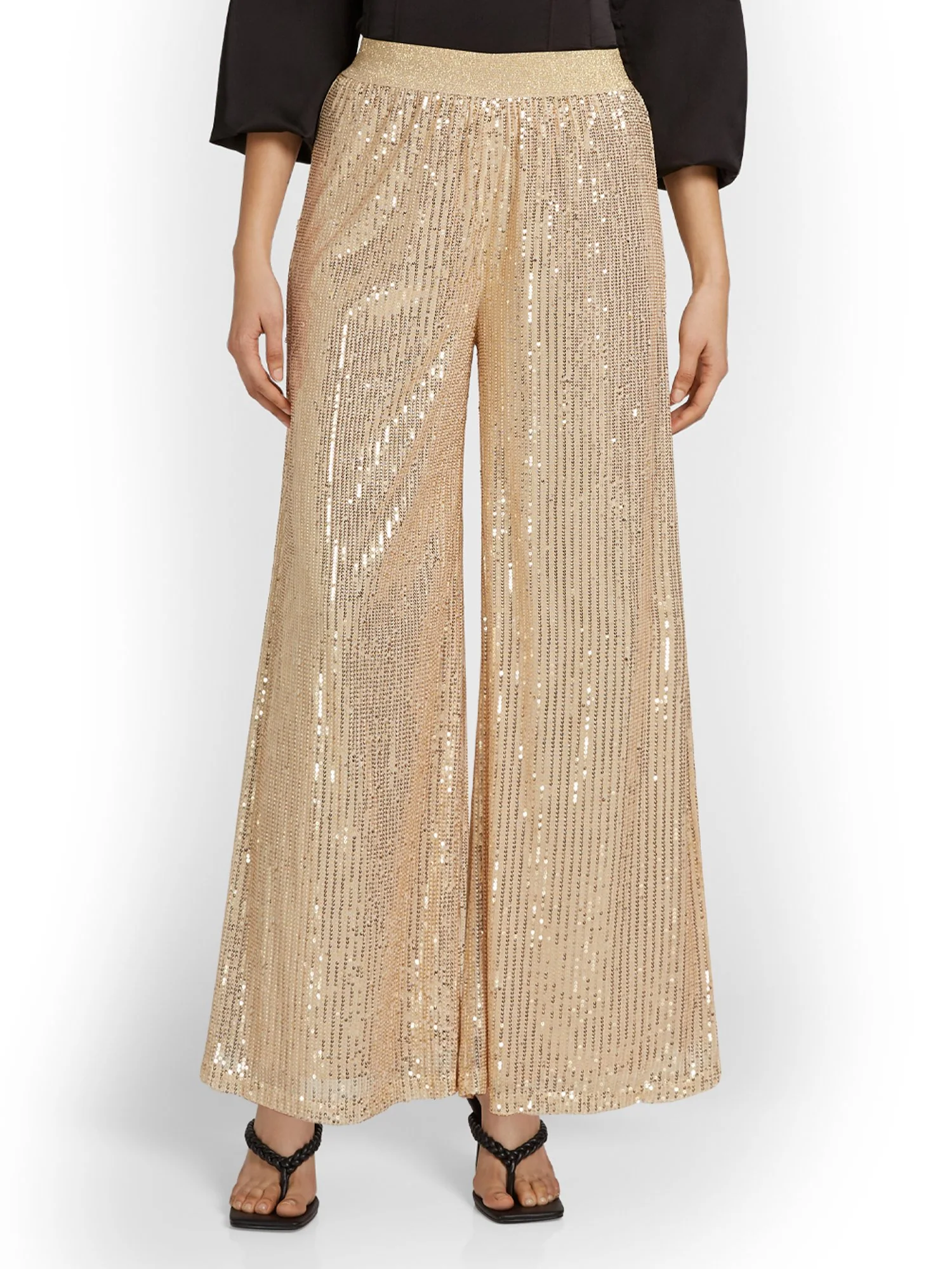 See And Be Seen Sequin Wide-Leg Pant - Brands We Love - Image 2