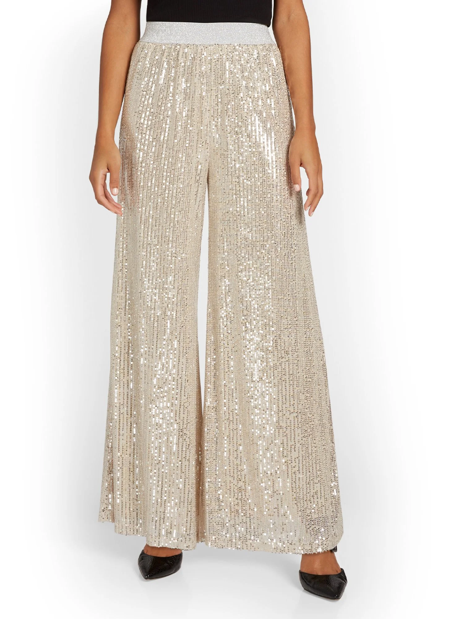 See And Be Seen Sequin Wide-Leg Pant - Brands We Love - Image 6