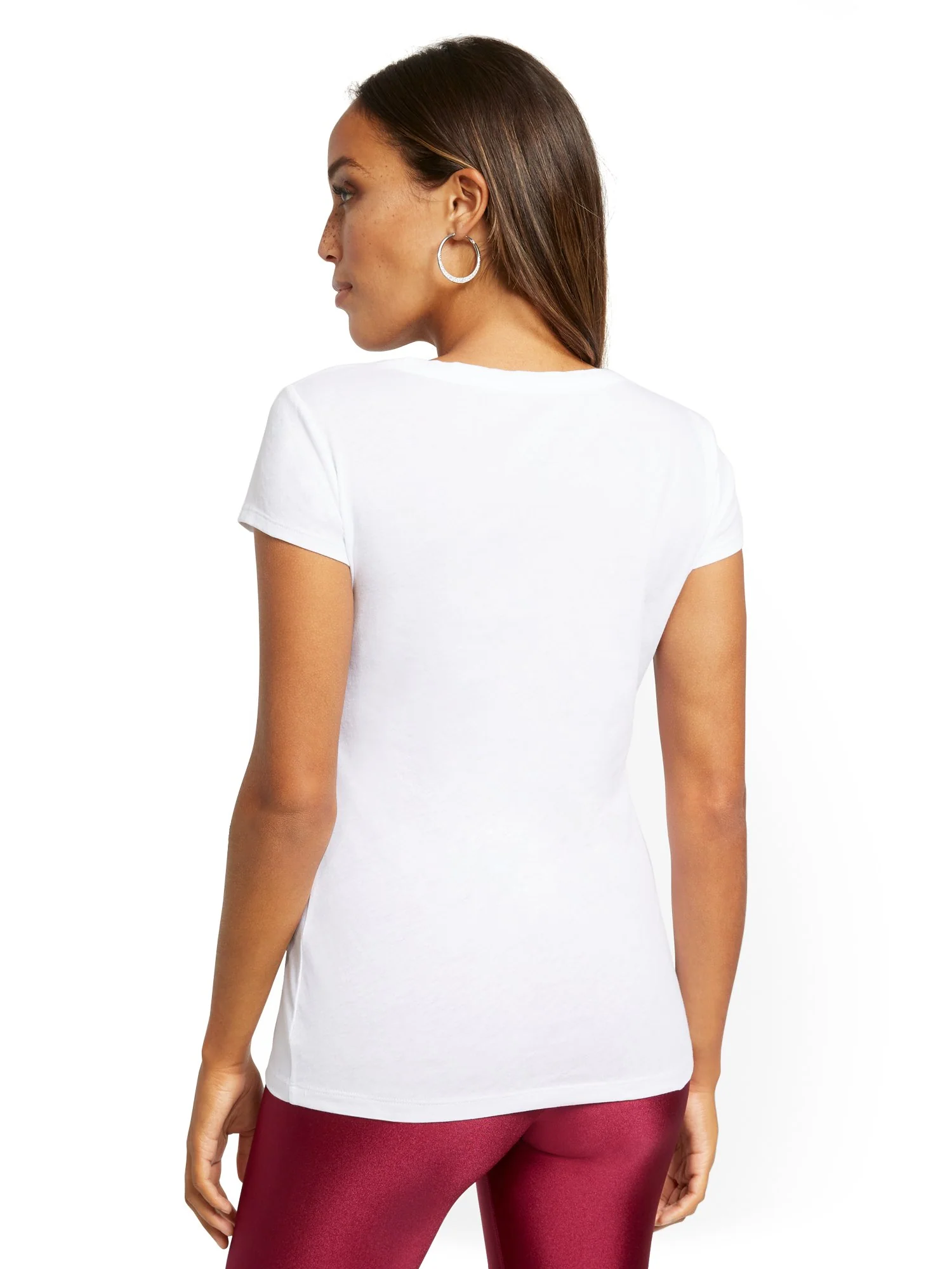 Sequined 'Champagne Holiday' Graphic Tee - Image 3