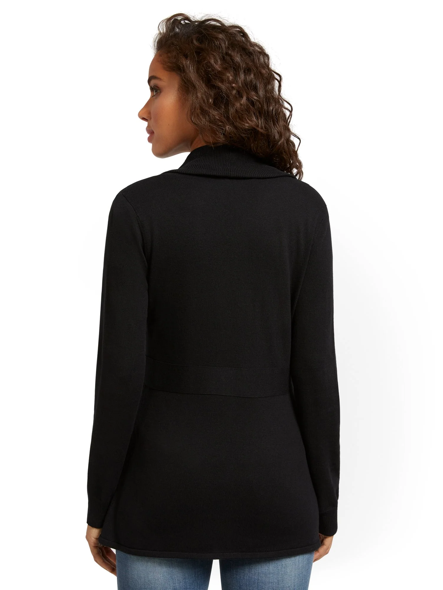 Shawl-Collar Cardigan - 7th Avenue - Image 3