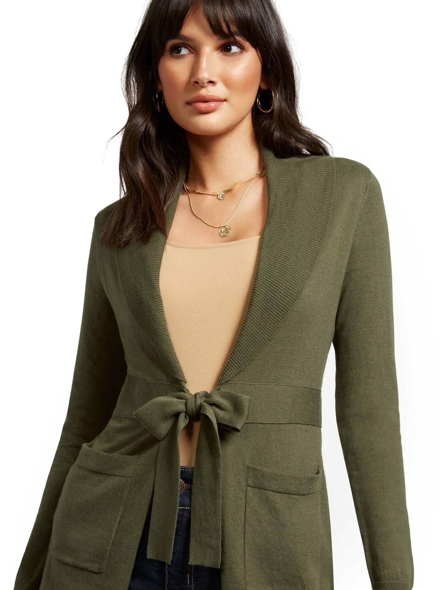 Shawl-Collar Cardigan - 7th Avenue - Image 7