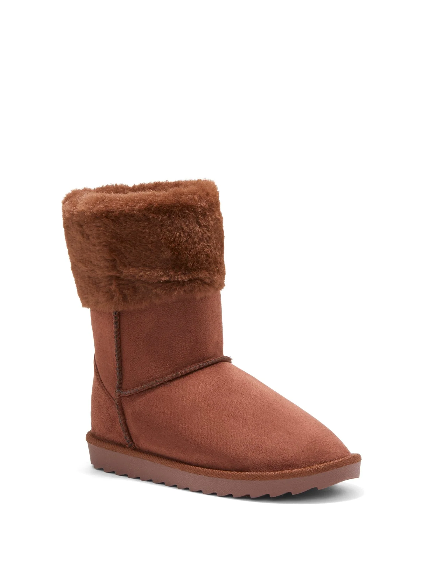 Sherpa Faux-Fur Cuff Bootie - Image 10