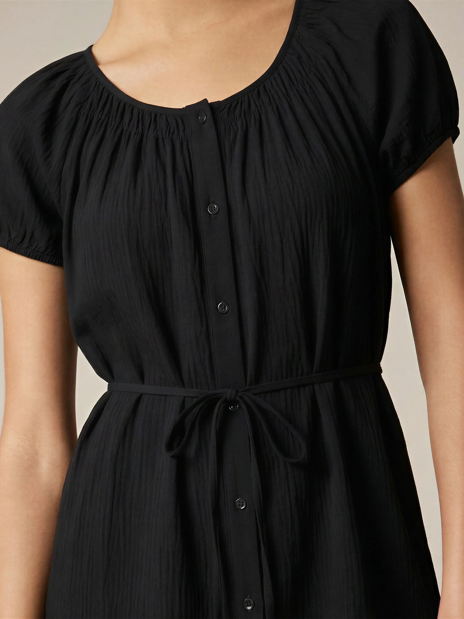 Short Sleeve Air Flow Mini Dress - Image 3