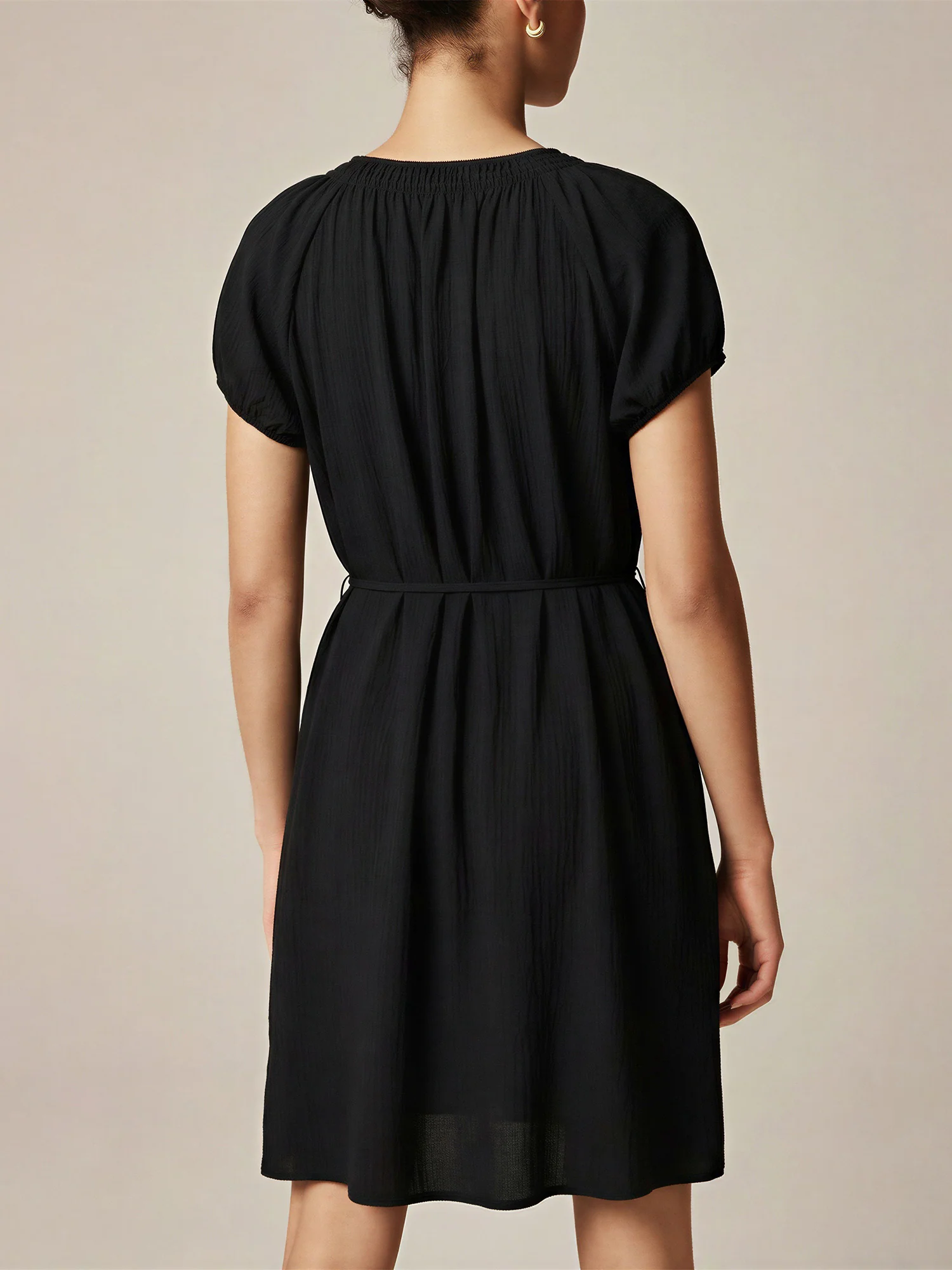 Short Sleeve Air Flow Mini Dress - Image 4