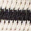 Short Sleeve Collar Stripe Crochet Mini Dress - Image 5