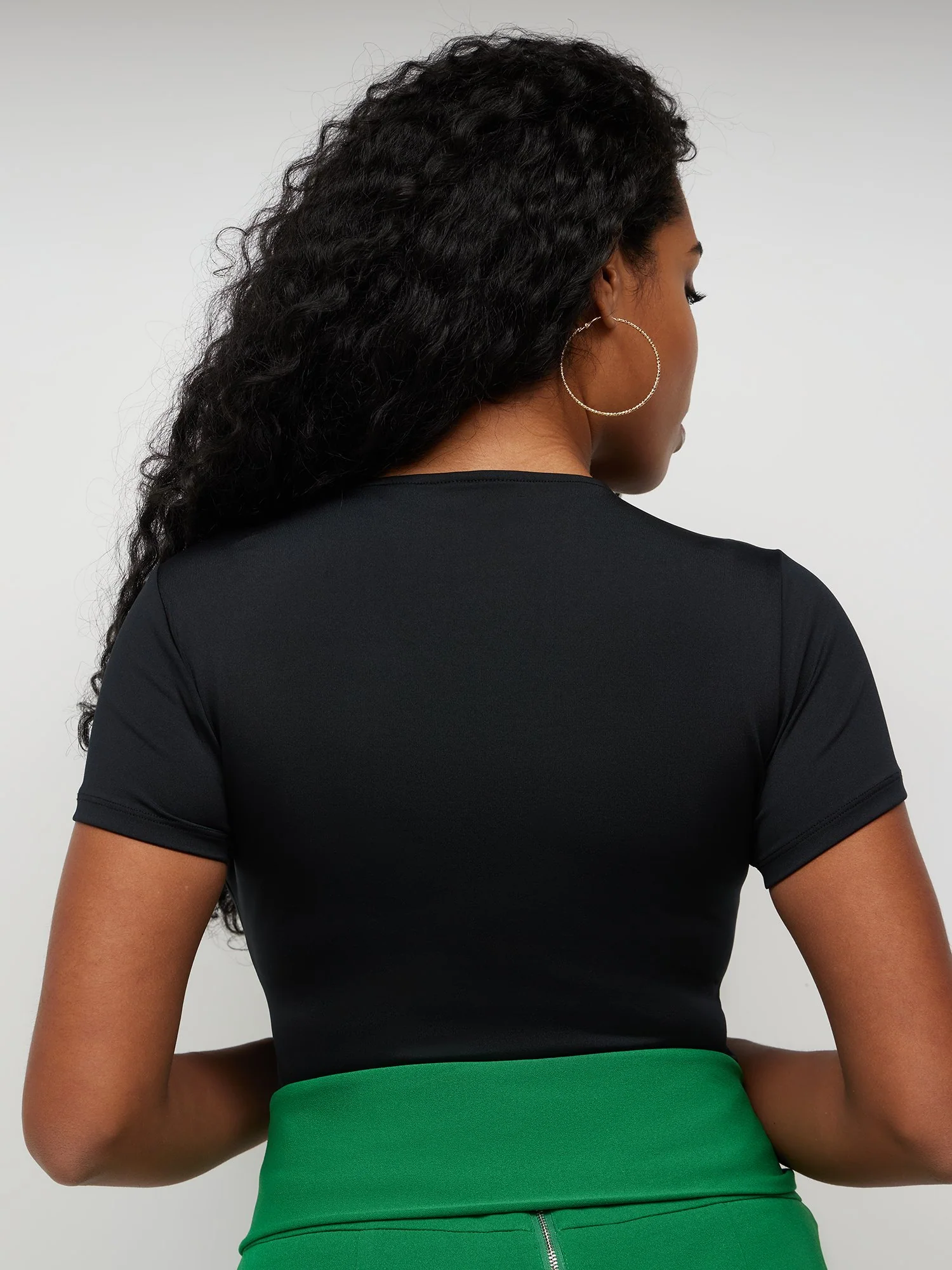 Short-Sleeve Crewneck Tee - Contour Knits - Image 2