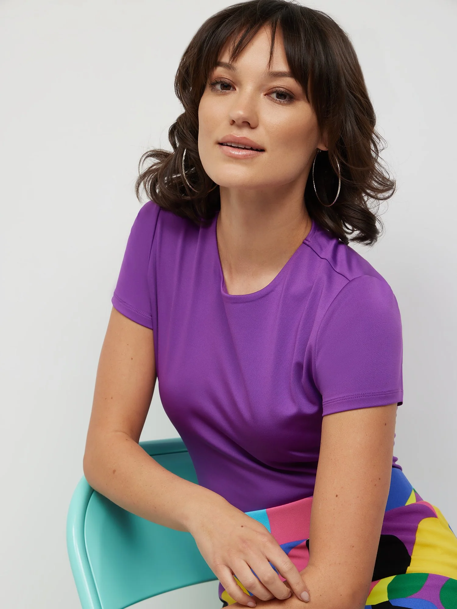 Short-Sleeve Crewneck Tee - Contour Knits - Image 9