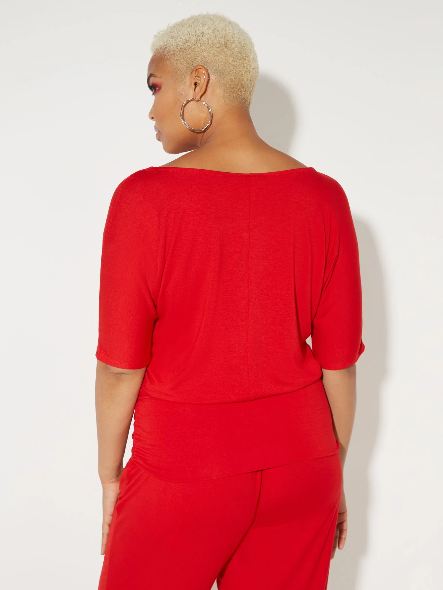 Short-Sleeve Dolman Top - NY&C Style System - Image 7