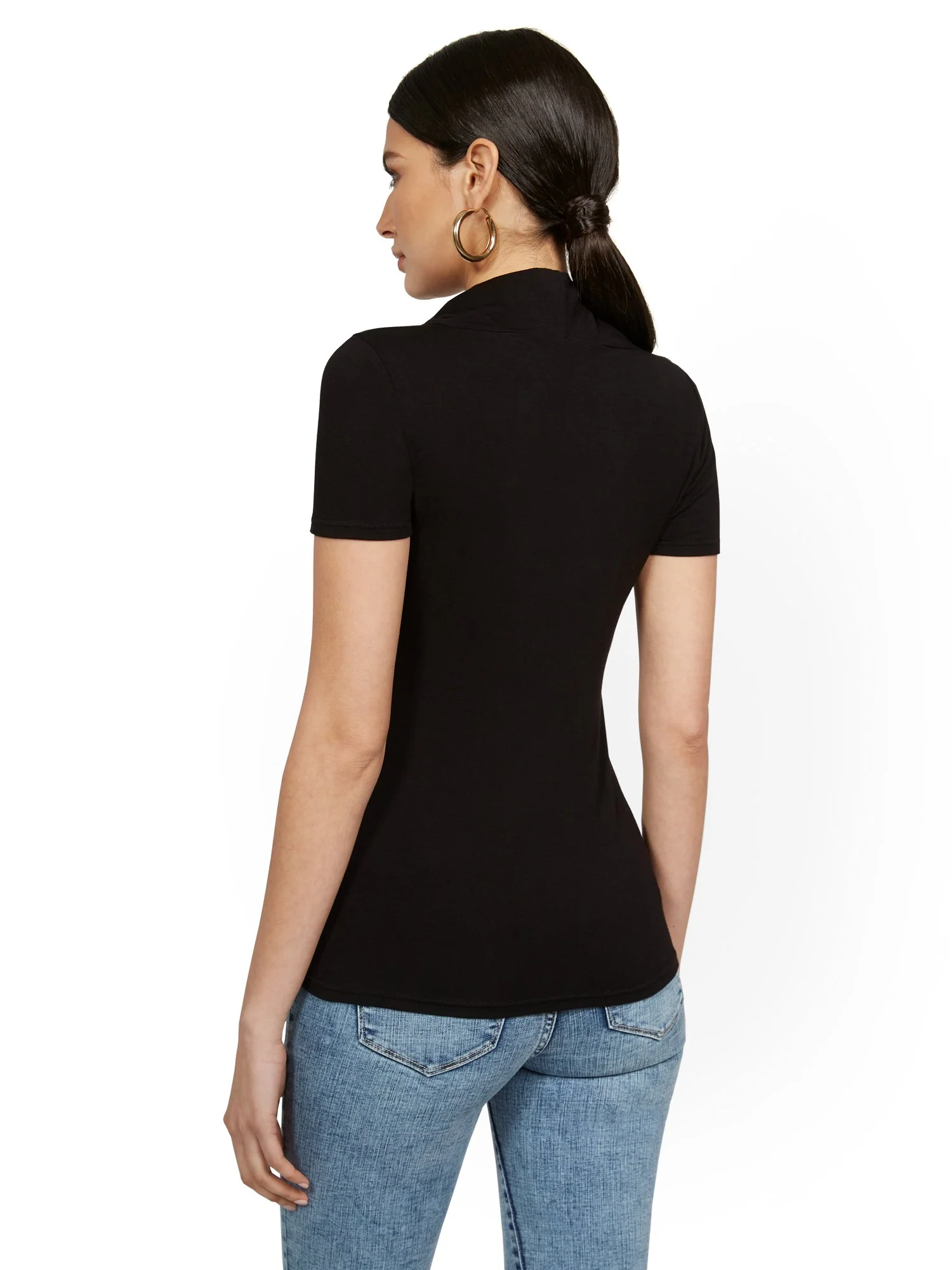 Short-Sleeve Mask Top - Image 3