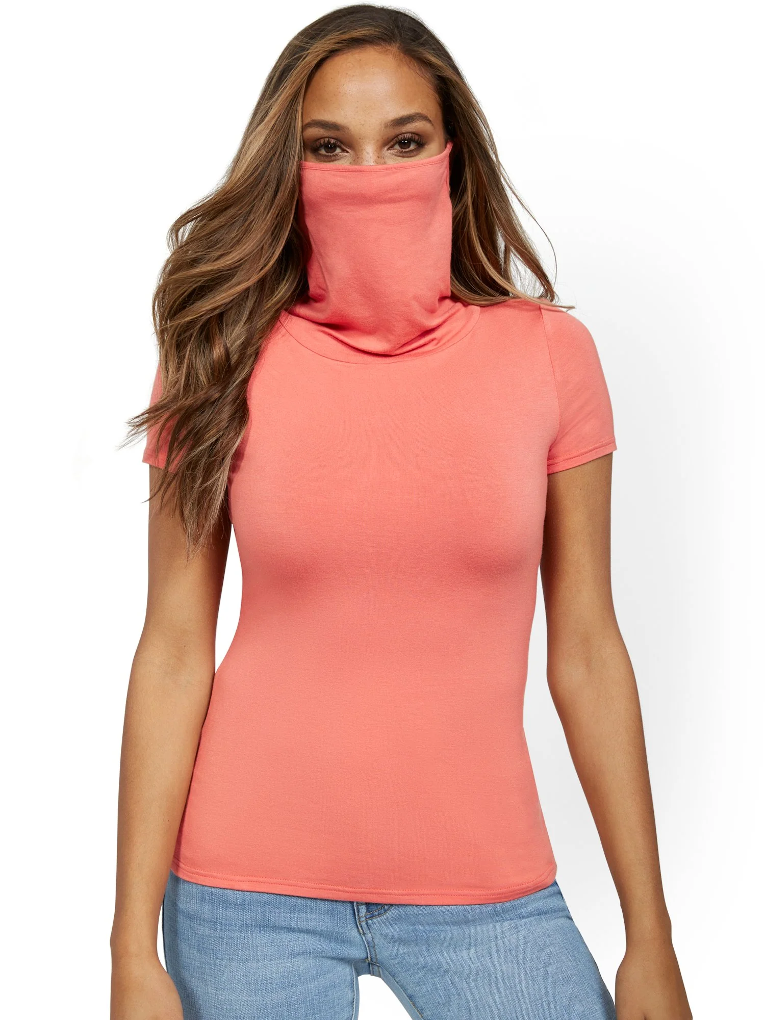 Short-Sleeve Mask Top - Image 6