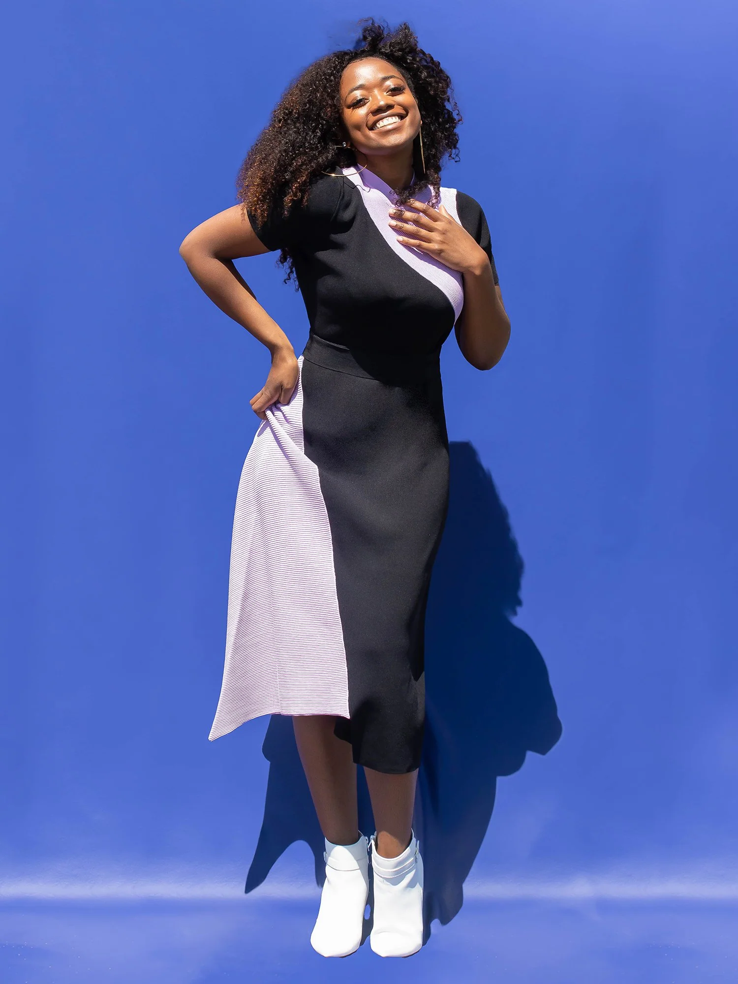 Short-Sleeve Sweater Dress - The NY&C Legacy Collection - Image 2