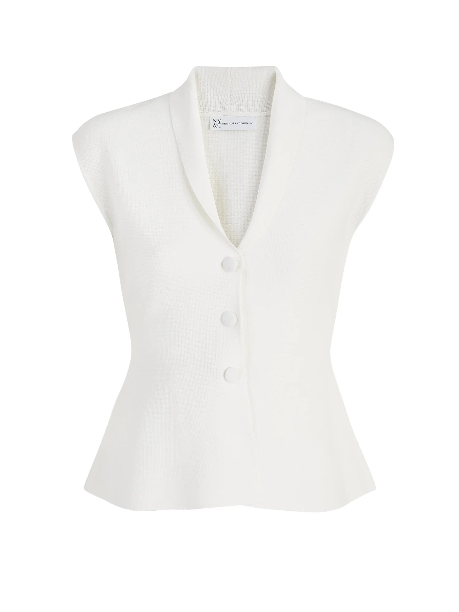 Short-Sleeve Sweater Jacket - The NY&C Legacy Collection - Image 2