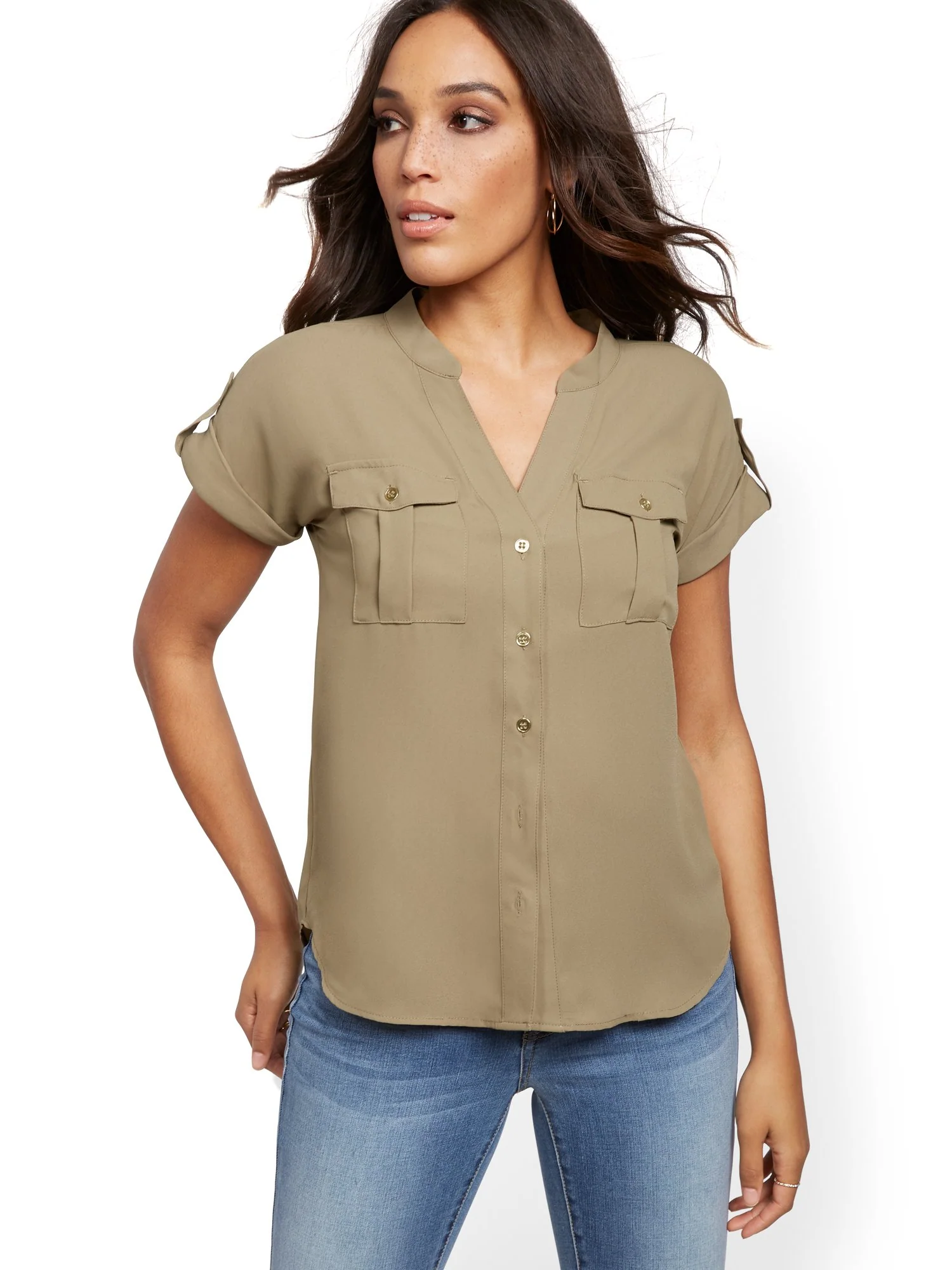Short-Sleeve Utility Shirt - Image 11