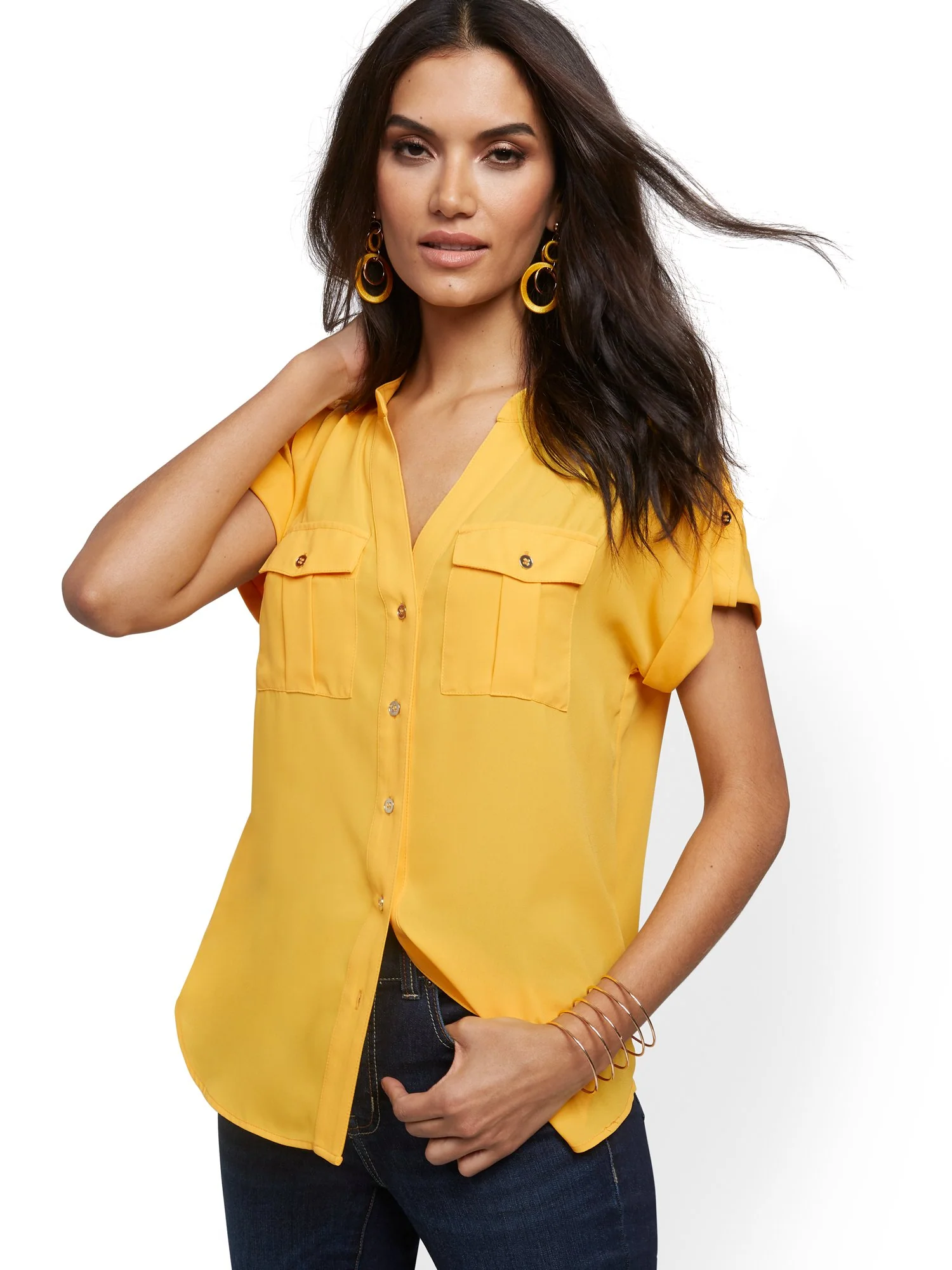 Short-Sleeve Utility Shirt - Image 15