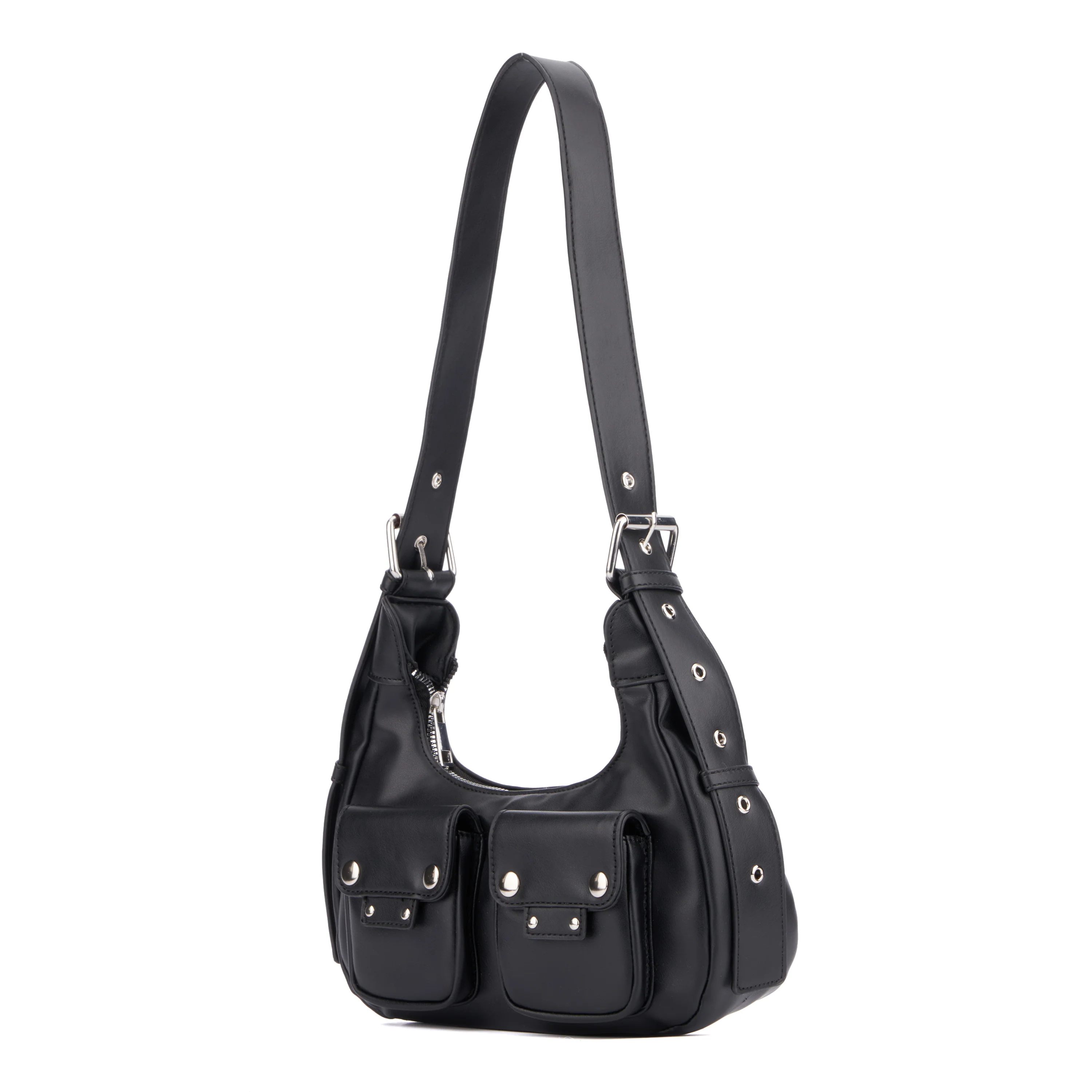 Shoulder Bag with Pockets