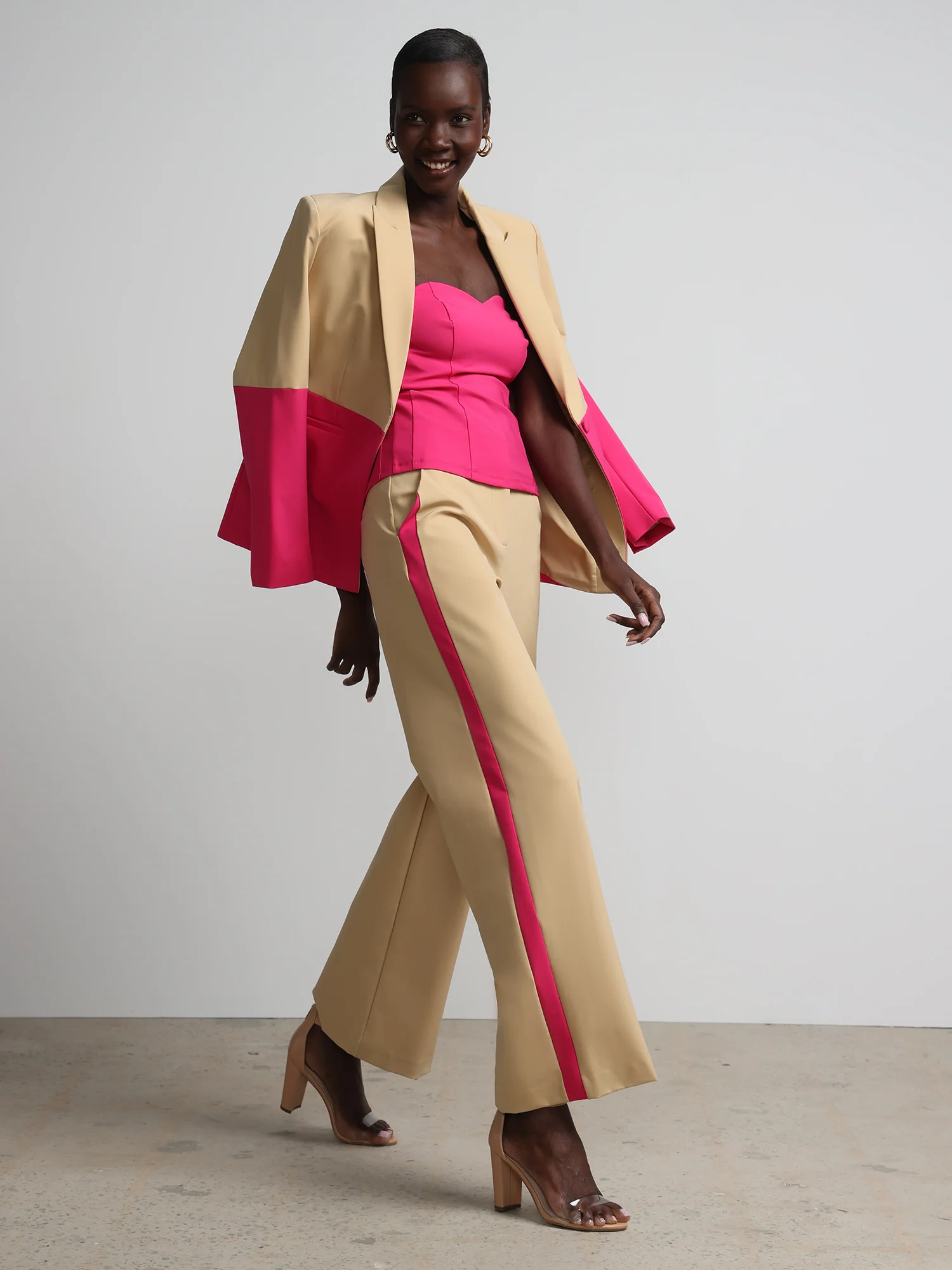 Side-Piped Wide-Leg Pant - Image 2