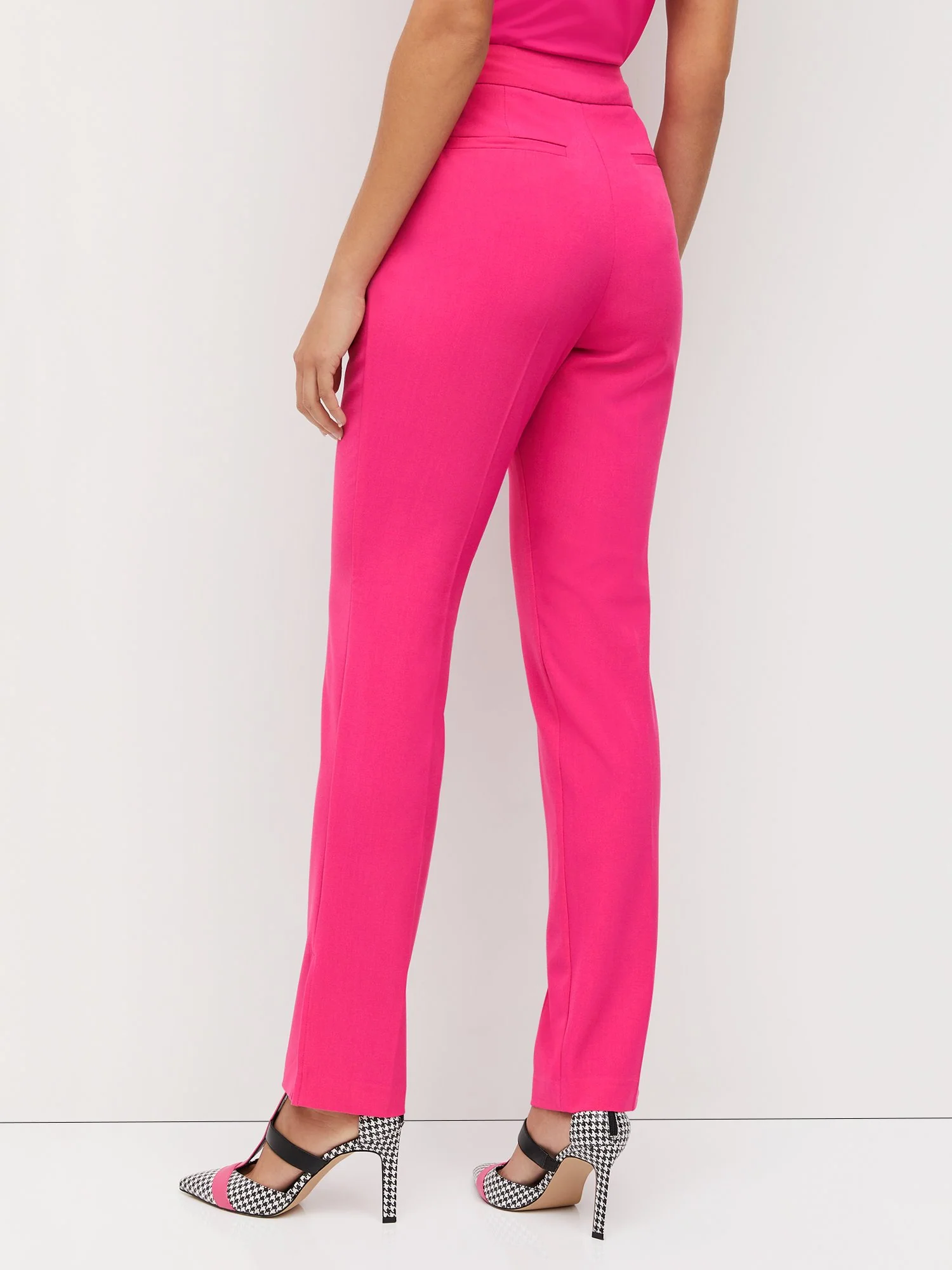 Side-Slit Straight-Leg Pant - Essential Stretch - Image 3