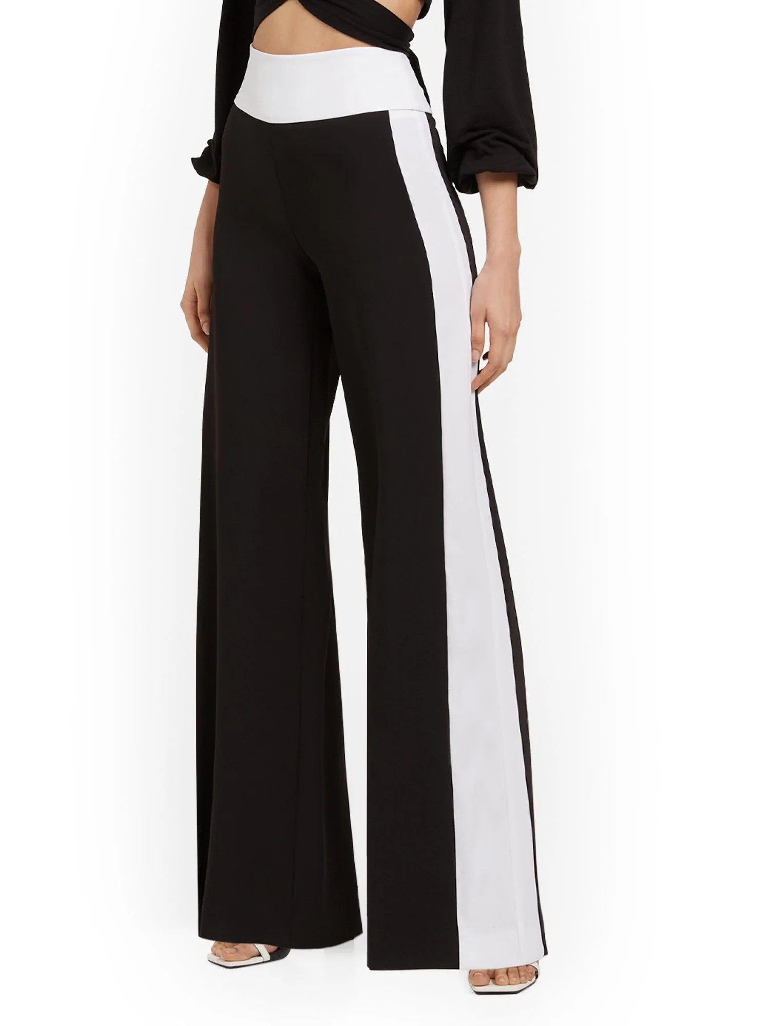 Side-Stripe Wide-Leg Pant - Image 2