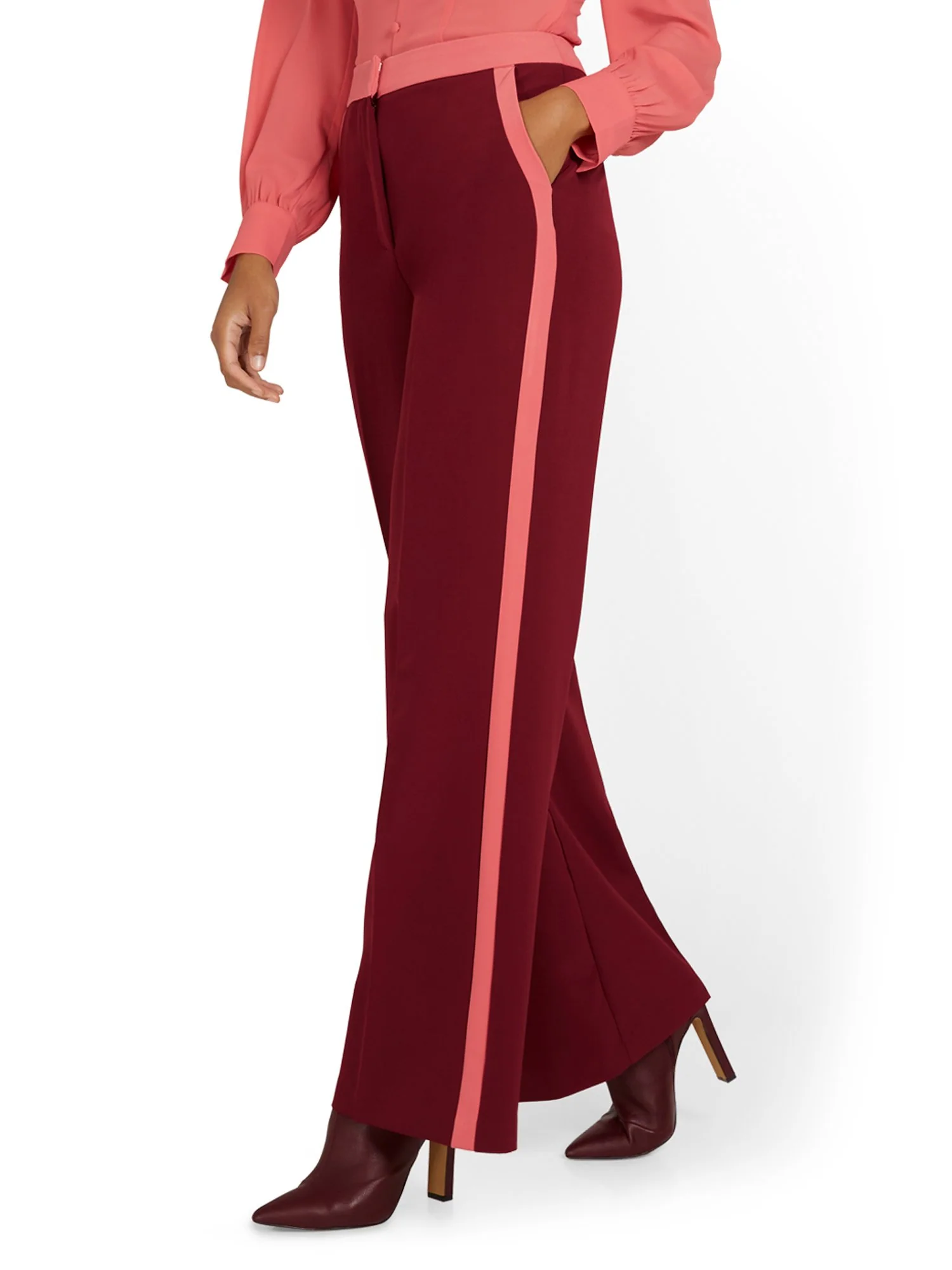 Side-Stripe Wide-Leg Pant - Image 2